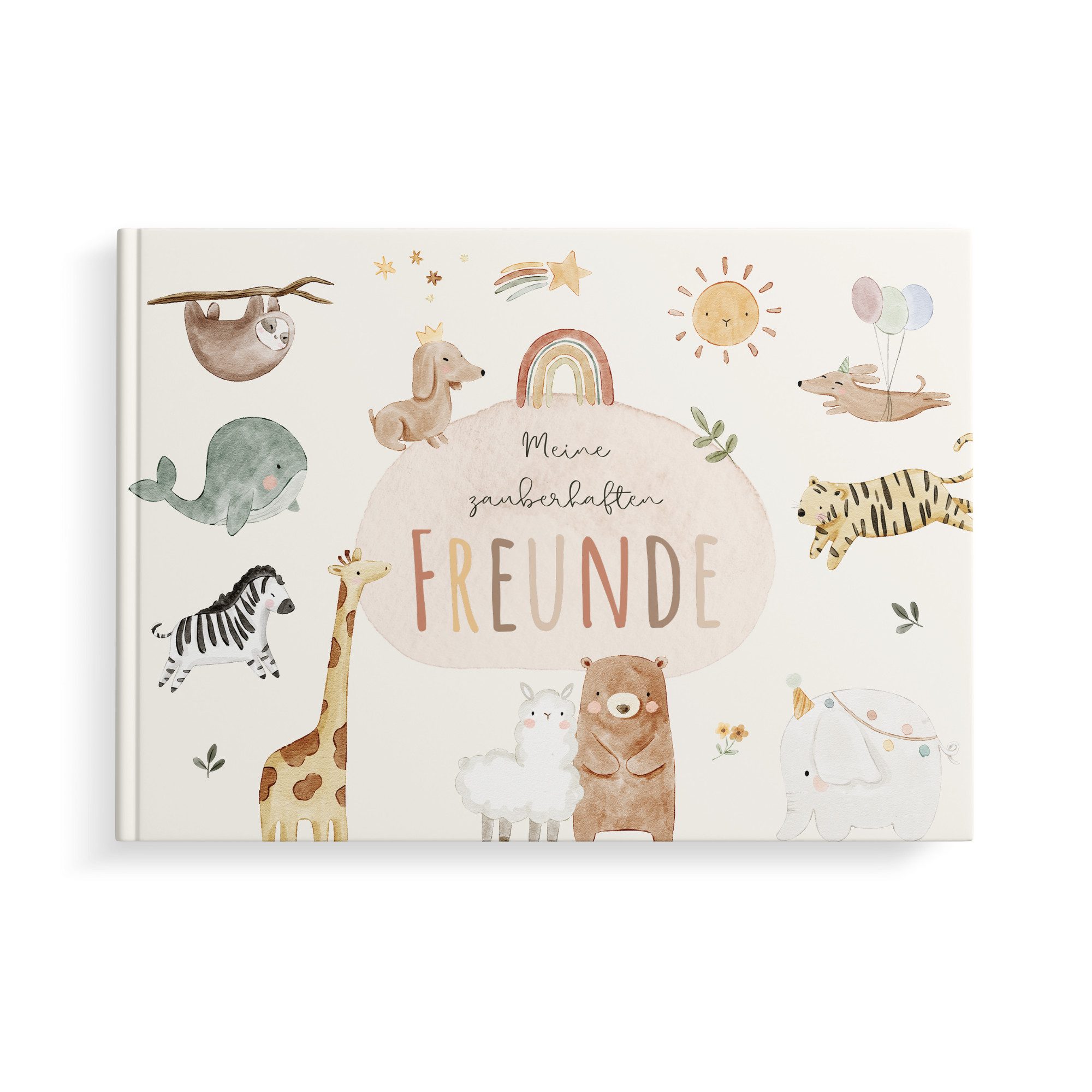 MeinBaby123® Tagebuch Freundebuch für Kinder, Freundschaftsalbum, Freundealbum Kindergarten und Schule, Freundschaftsbuch Hardcover