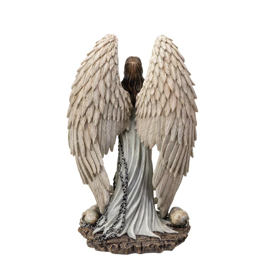 MystiCalls Engelfigur Engel "Captive Angel" - Gothic, Fantasy, Engel, Gefangener Engel (1 St), Sammelfigur, Sammlerfigur, Designerfigur, Dekofigur, Dekorationsobjekt