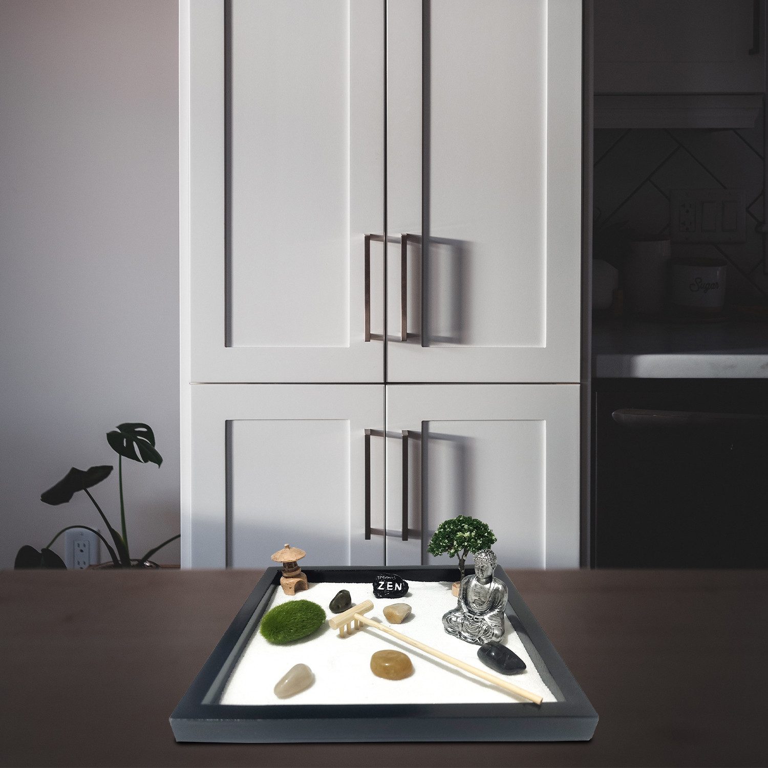 Mad Monkey Gartenfigur Mad Monkey - Zen Garten