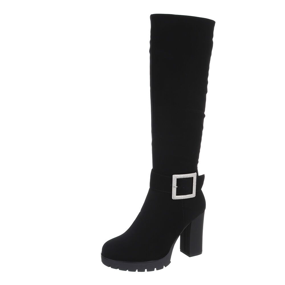 Damen Freizeit High-Heel-Stiefel
