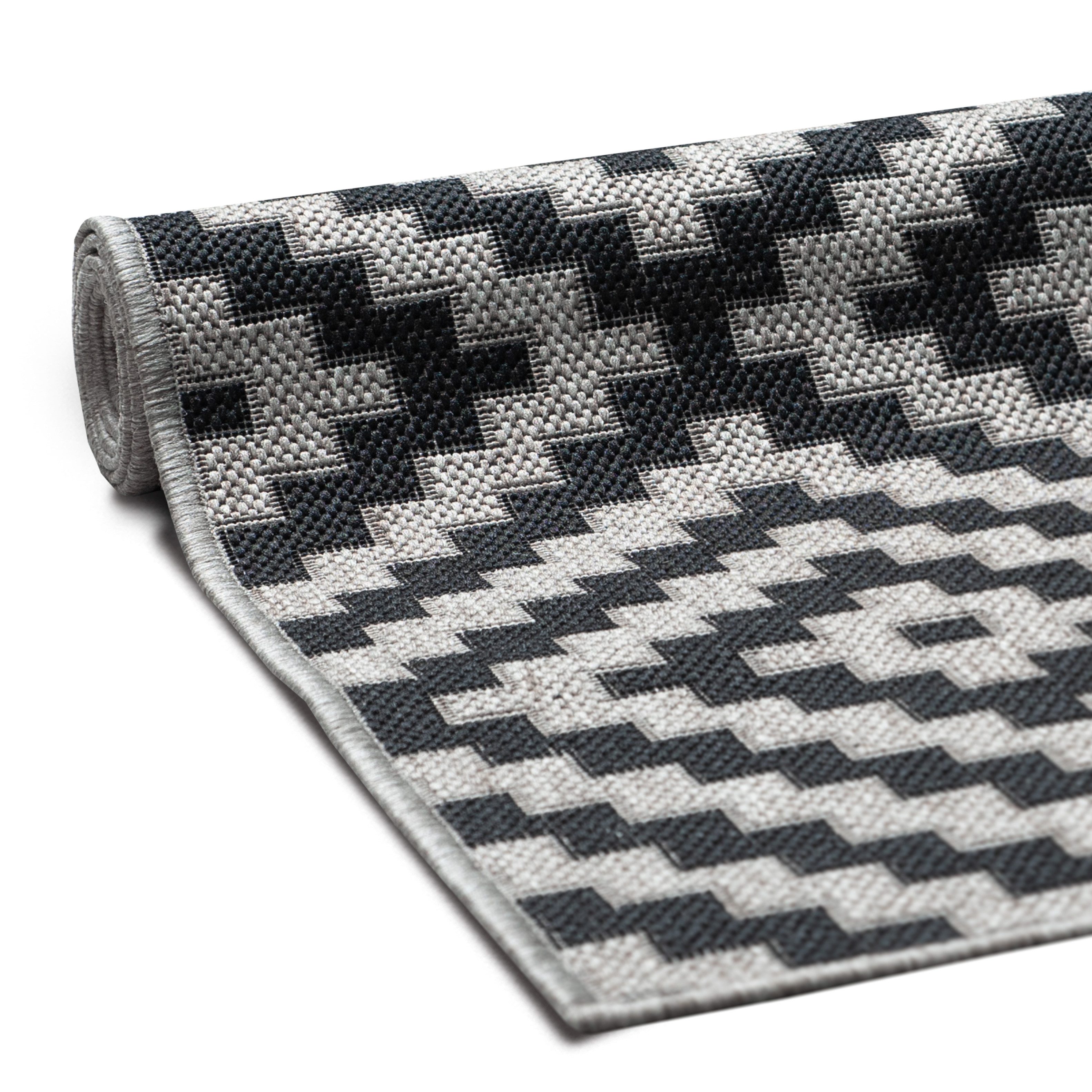 OTTO home Teppich Cordoba auch als Läufer erhältlich, rechteckig, Höhe: 3 mm, In- und Outdoor geeignet, Sisal-Optik, Wetterfest & UV-beständig, Boho