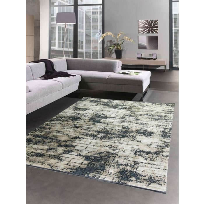 Teppich Orientalischer Teppich Wohnzimmer mit abstraktem Design in schwarz beige Carpetia rechteckig Höhe: 10 mm