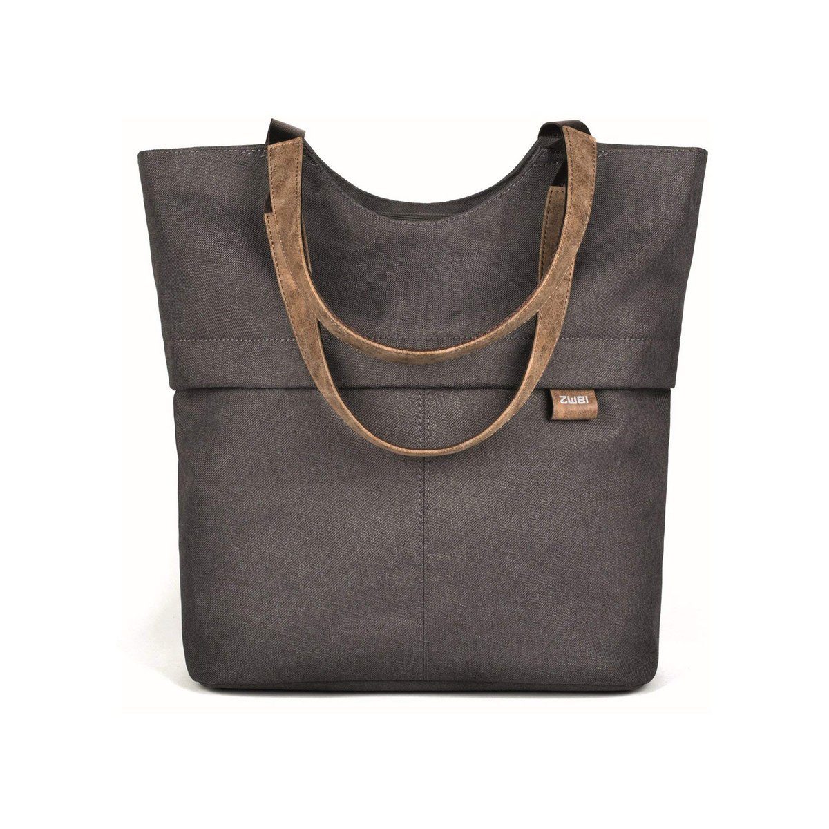 Zwei Shopper graphite (1-tlg)