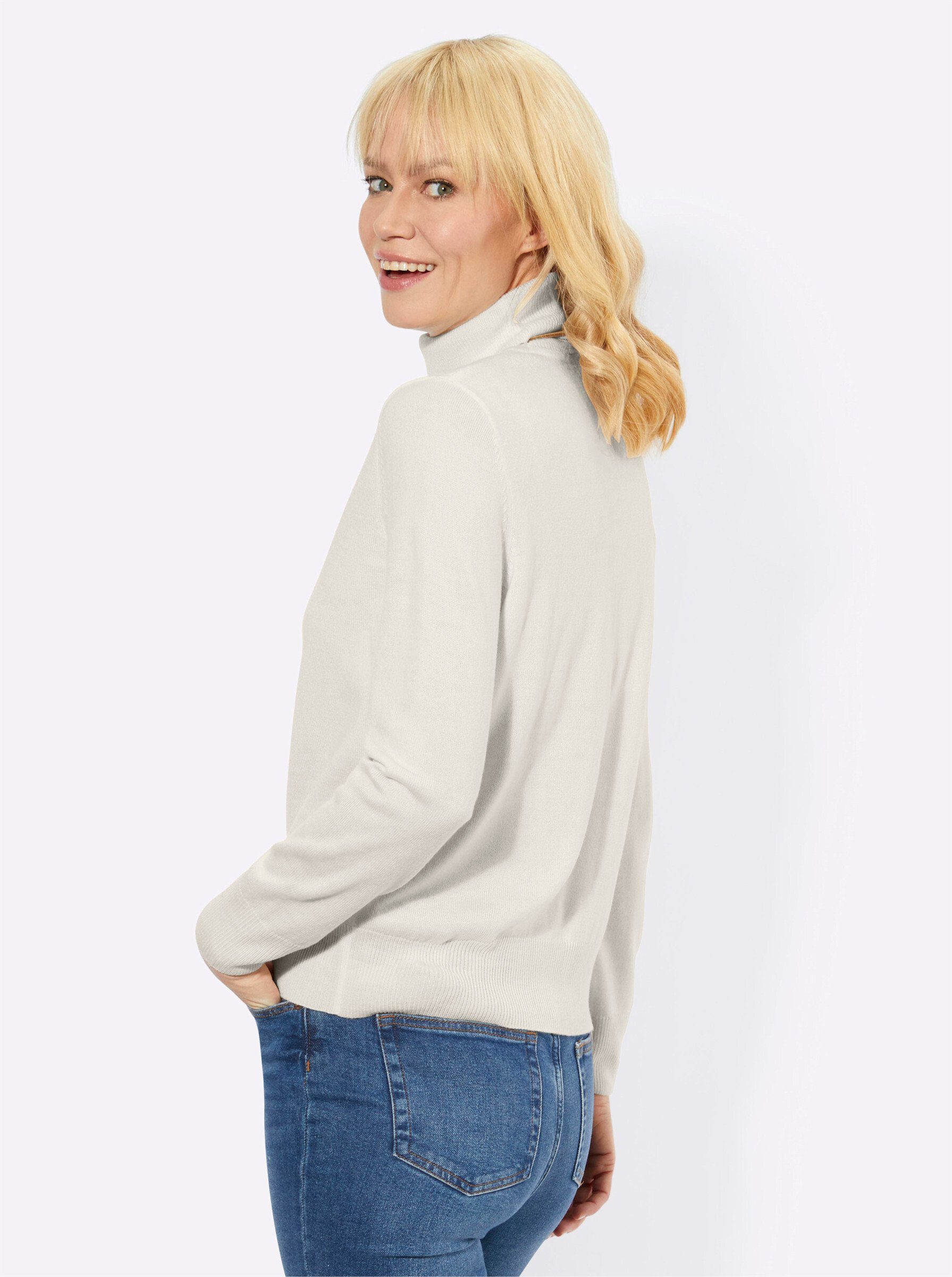 Witt Strickpullover Rollkragen-Pullover Langarm Jersey