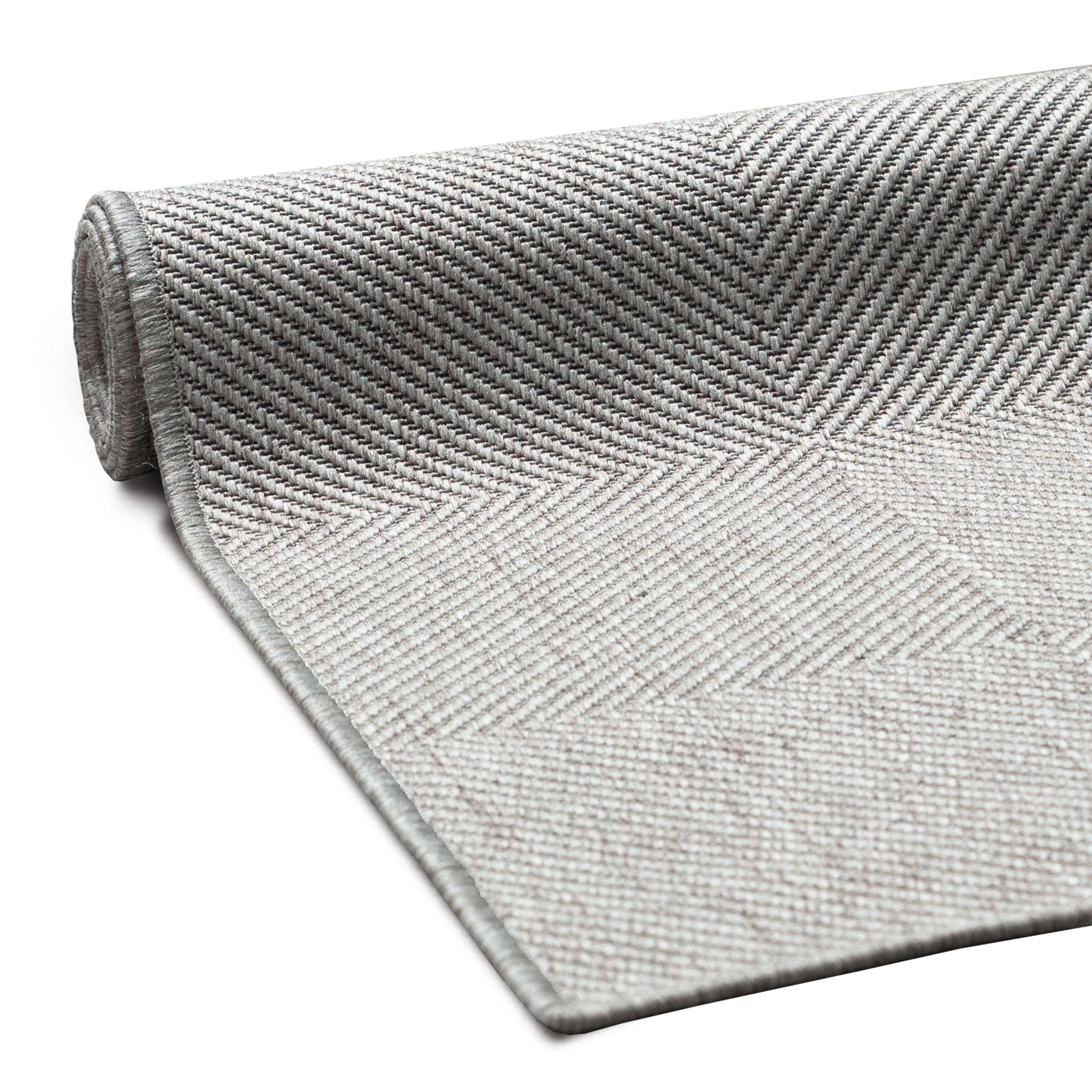 OTTO home Teppich Anna, auch als Läufer erhältlich, rechteckig, Höhe: 3 mm, In- und Outdoor geeignet, Sisal-Optik, Wetterfest & UV-beständig