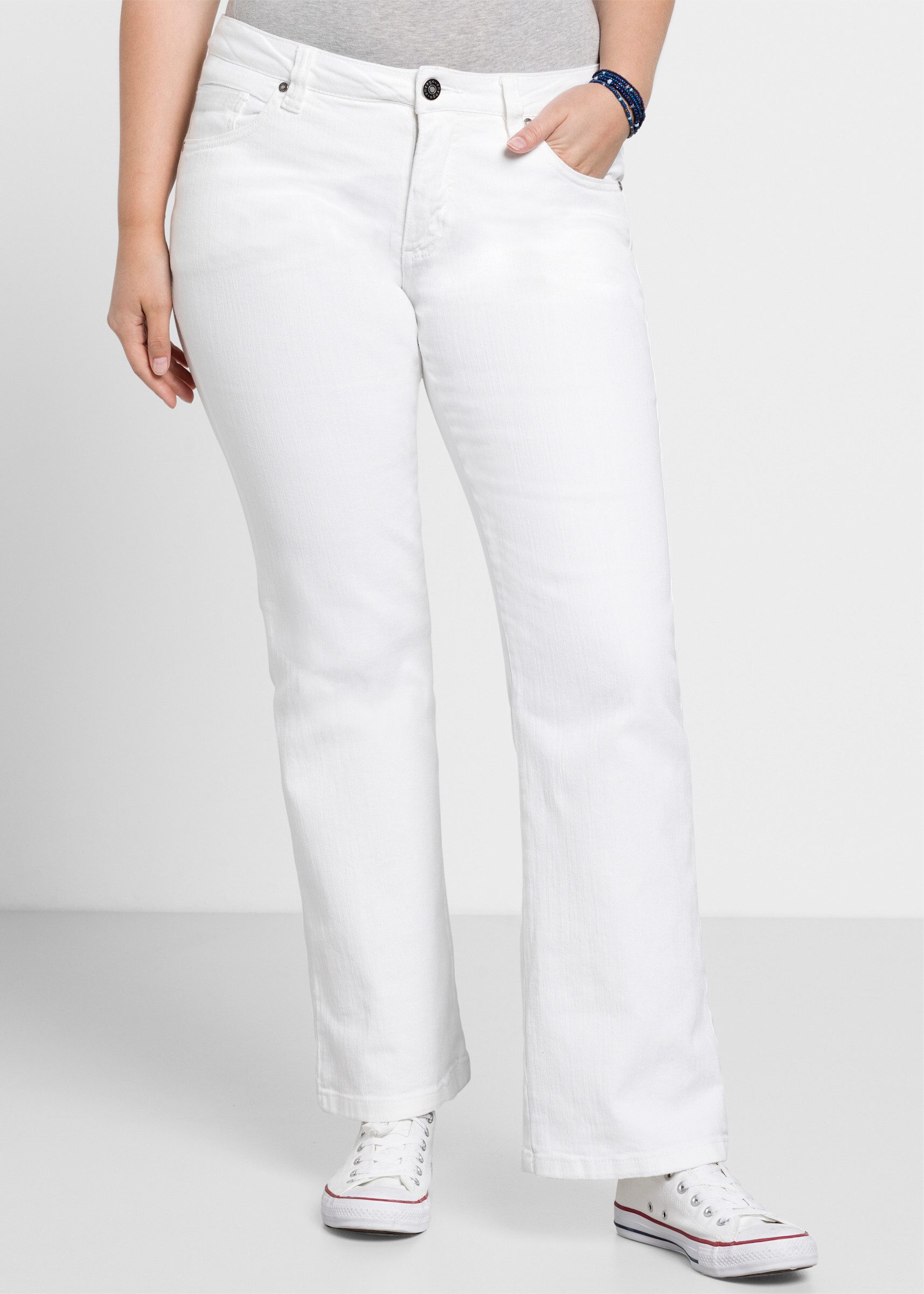 Sheego Bequeme Jeans Bootcut-Jeans günstig online kaufen