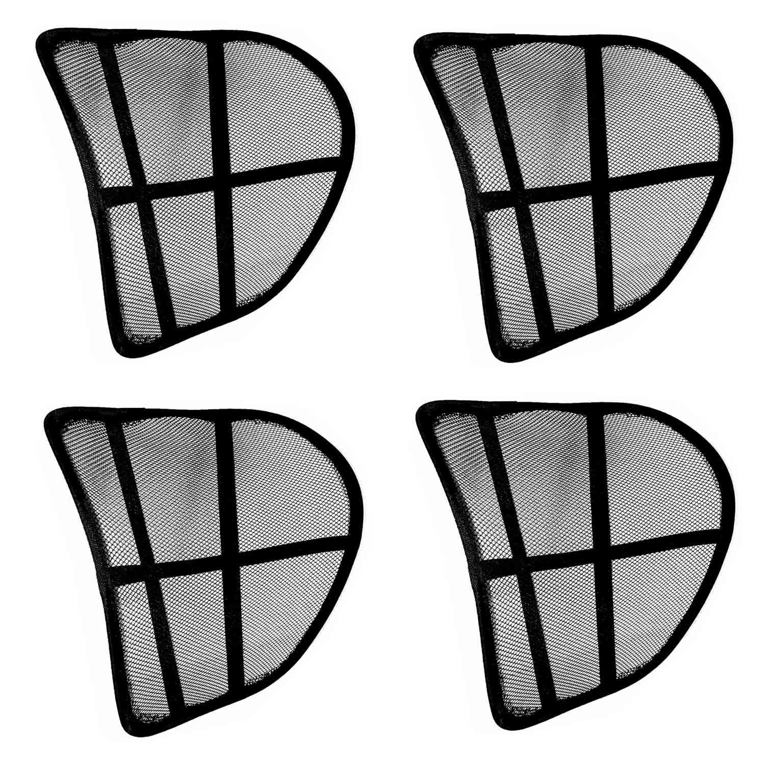 HAC24 Stuhlkissen 4x Rückenstütze Auto Stuhl Rückenhilfe Stütze Rückenstabilisator, 40 x 38 cm