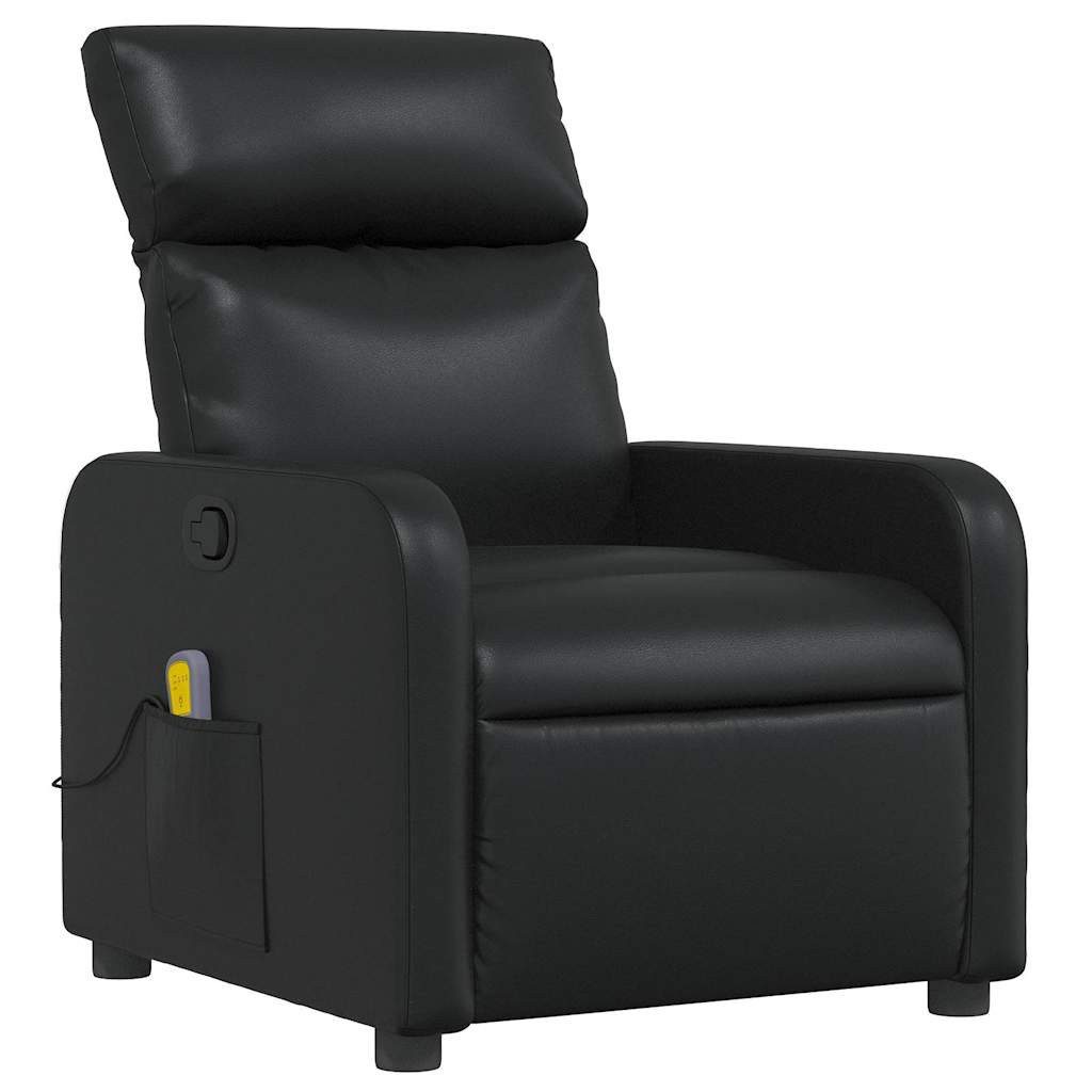 vidaXL Sessel Massagesessel Schwarz Kunstleder (1-St) günstig online kaufen