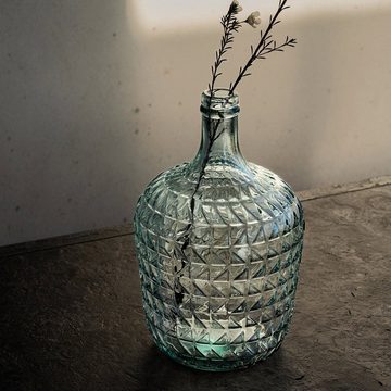 the way up Tischvase Vase "Valentina", 100 % Altglas, transparent