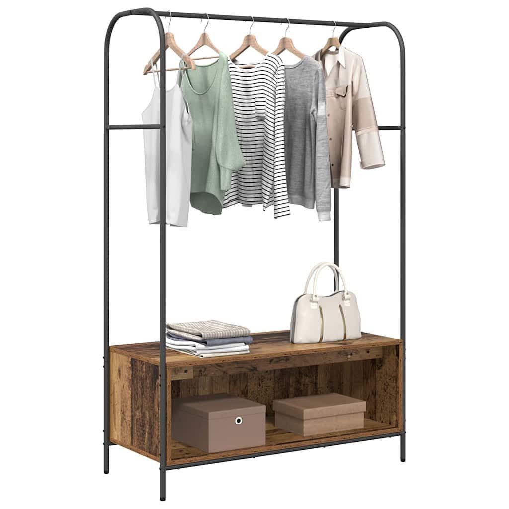 vidaXL Kleiderständer Kleiderständer Braun 100 x günstig online kaufen