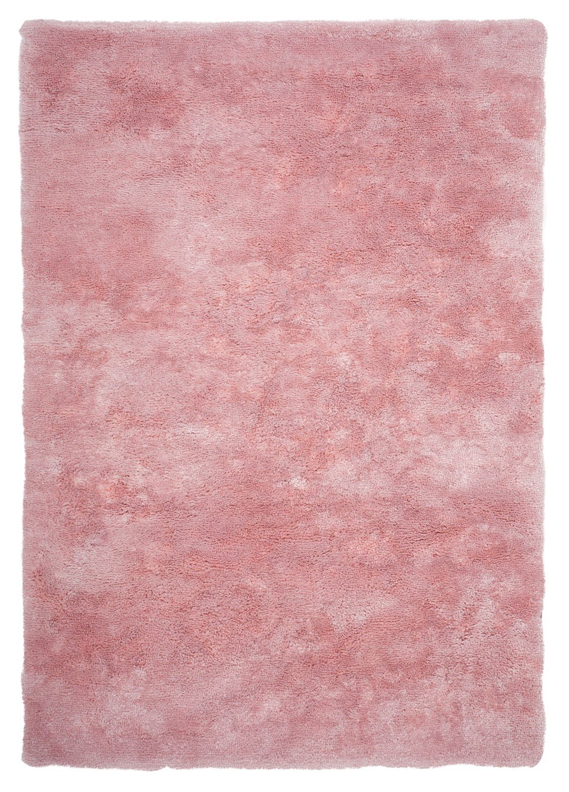 Kayoom Hochflor-Teppich Dolphin 500, rechteckig, Höhe: 35 mm, Hochflor, Modernes Muster, Uni, Fußbodenheizungsgeeignet, Wohnzimmer