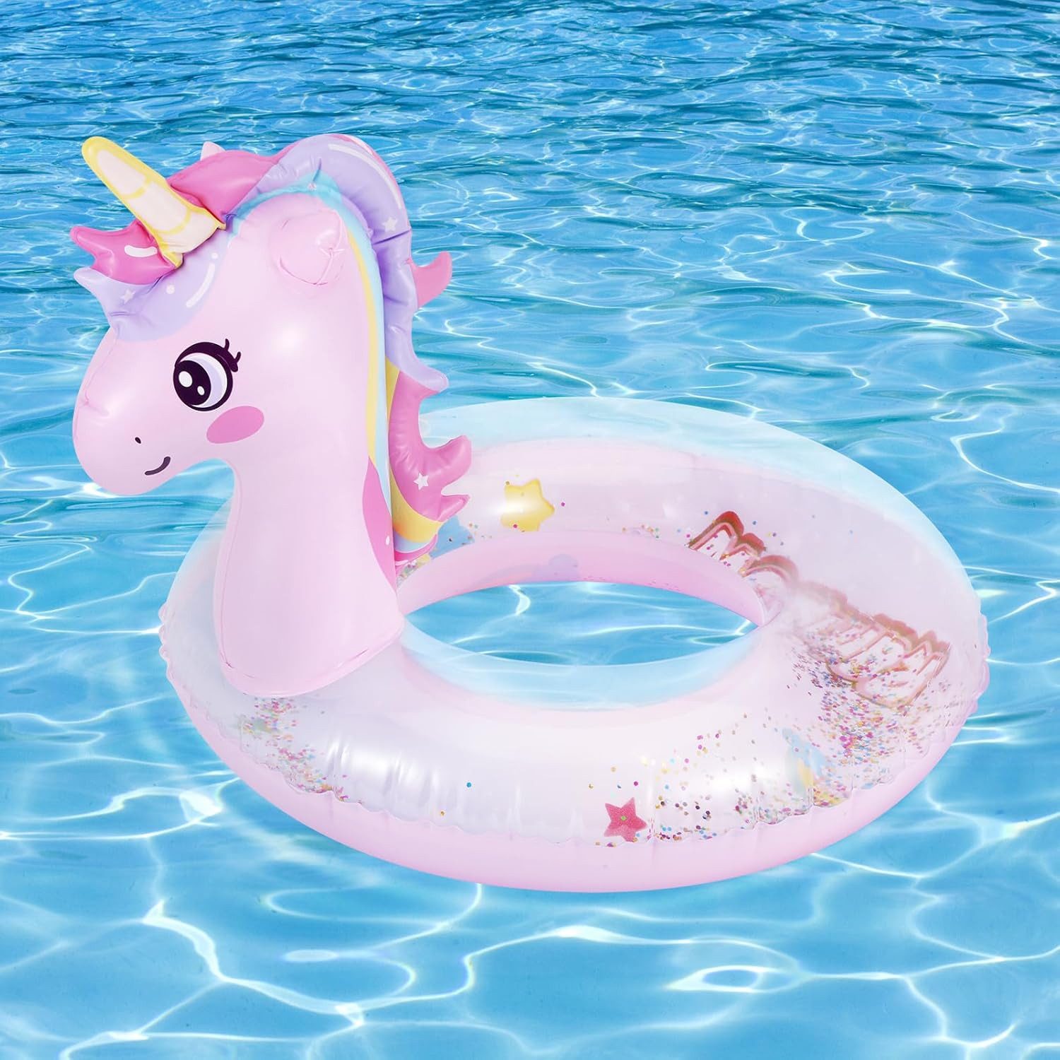 Aufblasbares Bällebad Aufblasbarer Schwimmring Cartoon PVC Kinder Pool Strand Sommer Spaß.