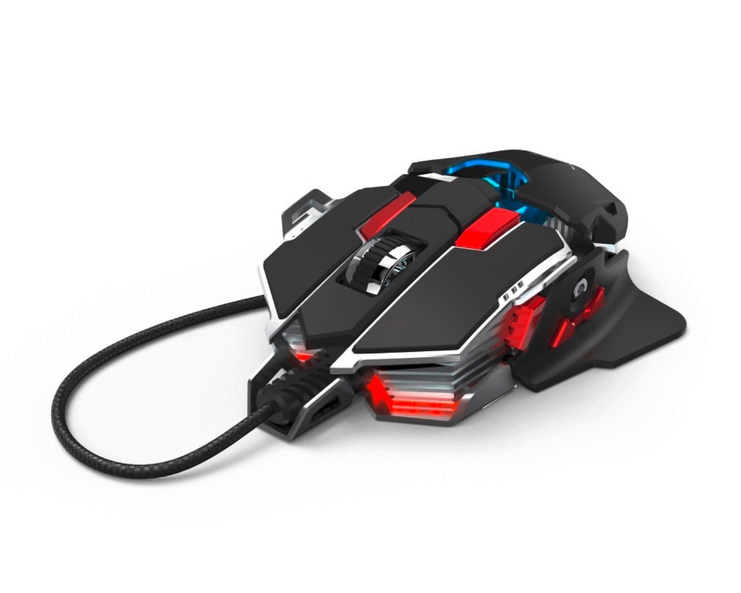 Hama uRage Profi Gaming Maus Gamer Mouse eSport Mäuse (LED, USB, 1000 HZ USB-Polling-Rate, 10 Tasten, 4400 dpi Macro Profile,Gaming-Sensor)