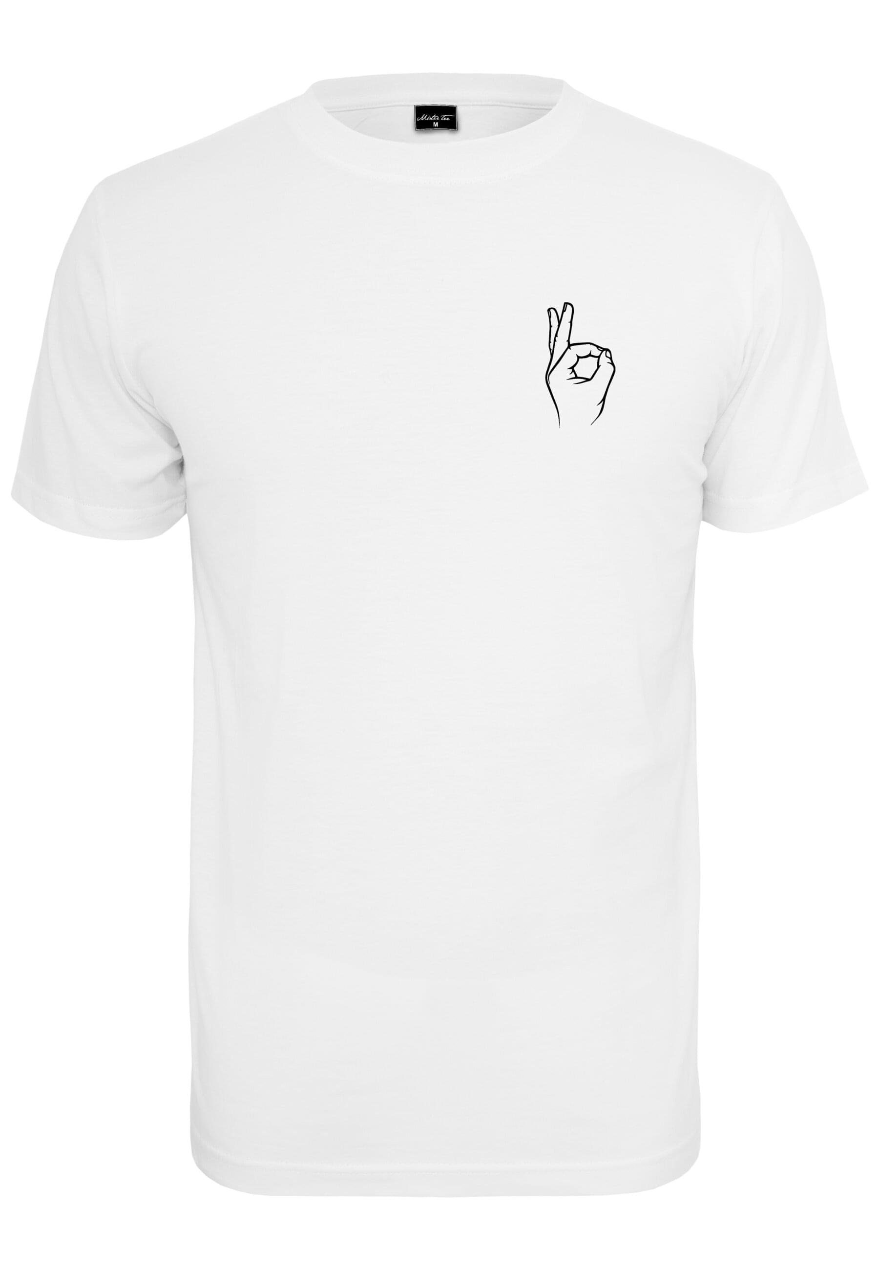 Easy Tee white (1-tlg) Herren T-Shirt MisterTee