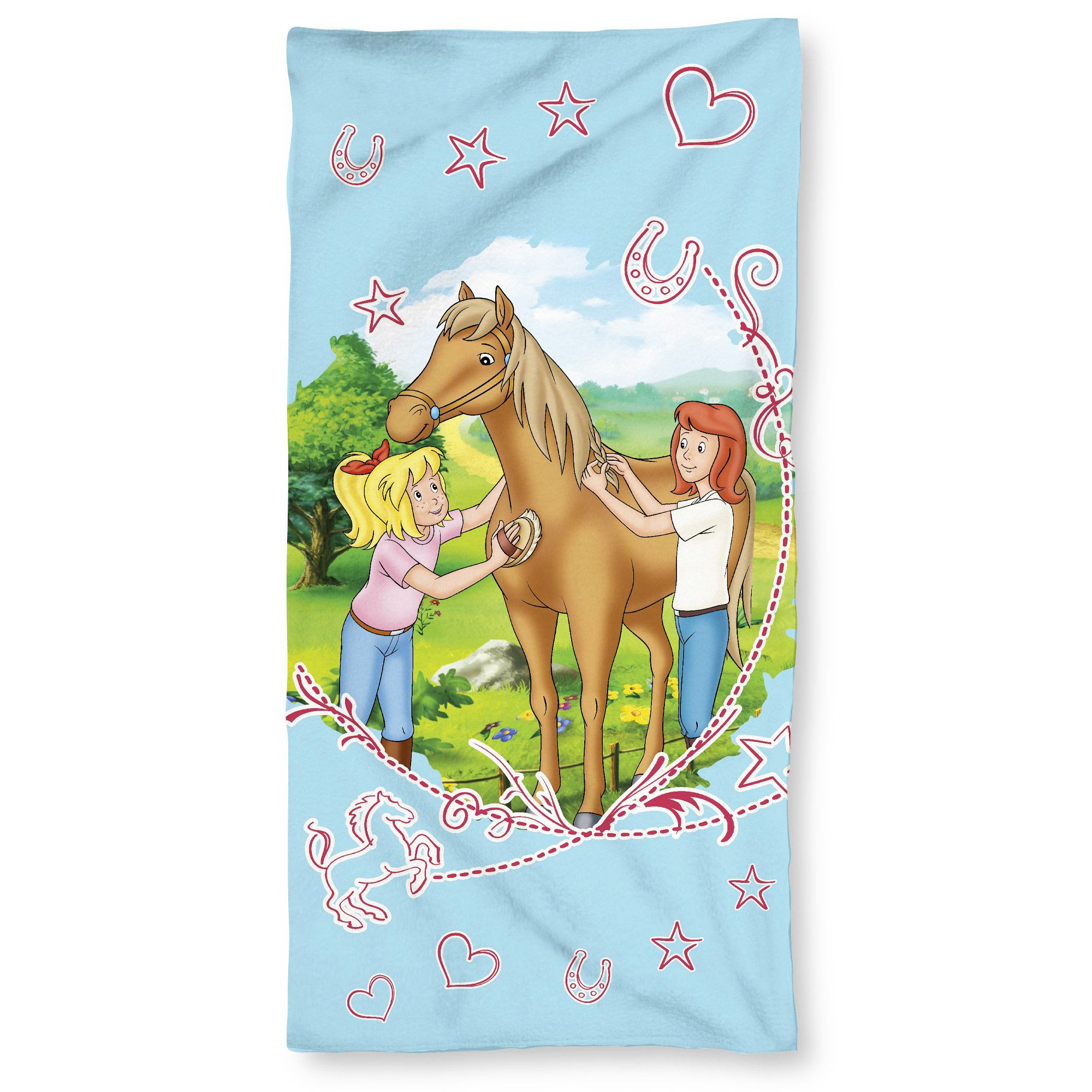 BERONAGE Strandtücher Bibi und Tina Badetuch Sternenzauber 75x150 cm, 100% günstig online kaufen