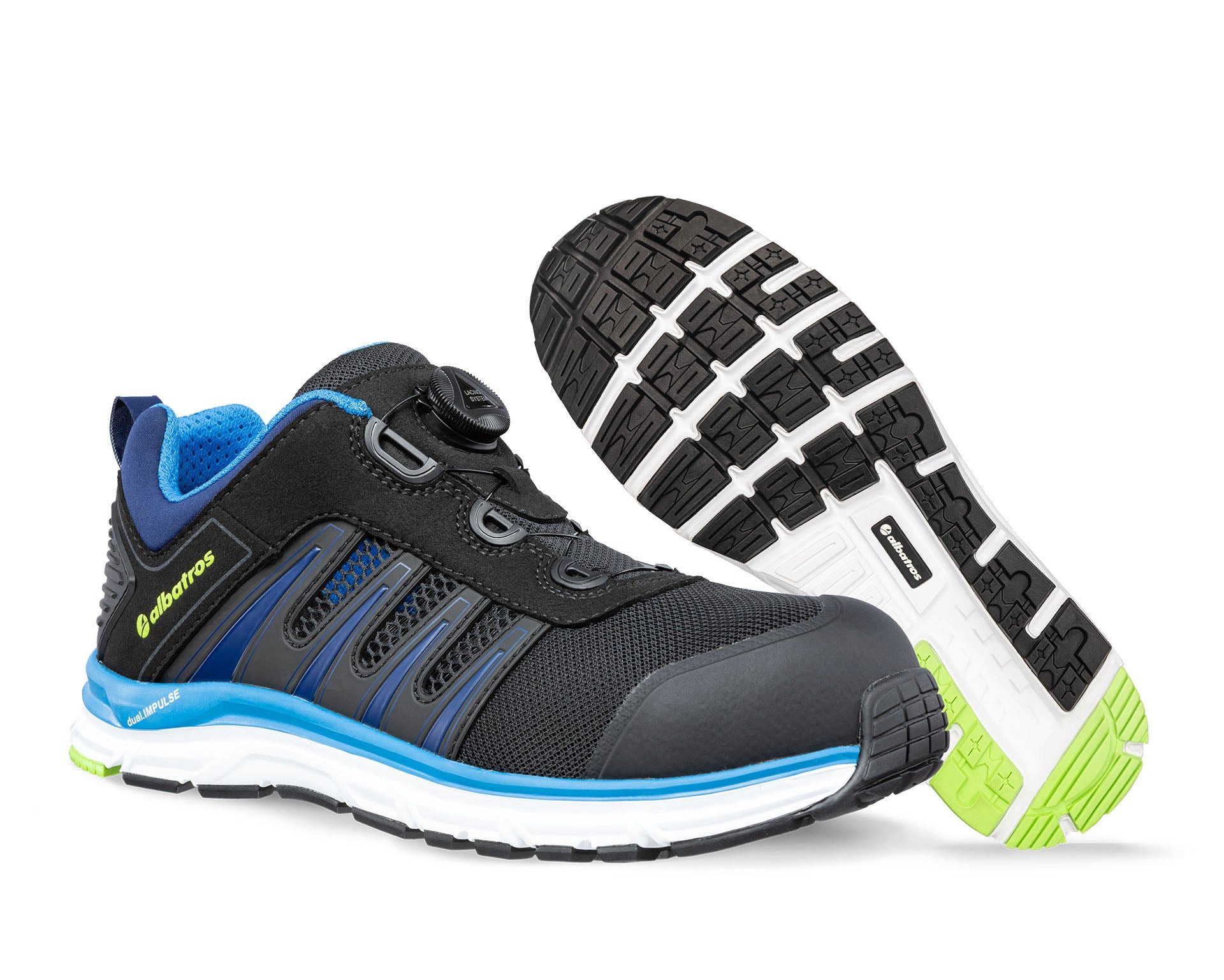 Albatros ALBATROS BREEZE QL IMPULSE LOW Sicherheitsschuh S1P ESD Sicherheitsschuh Ölbeständige Laufsohle