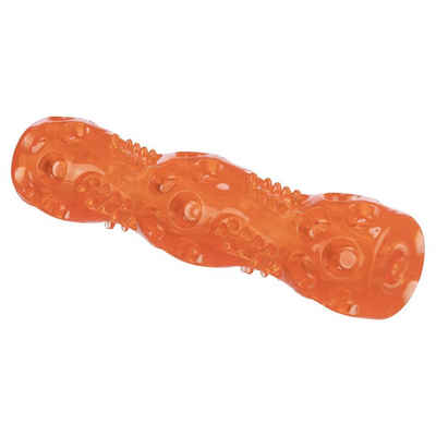 TRIXIE Wasserspielzeug Stick, Thermoplastisches Gummi (TPR), schwimmt, Maße: 18 cm / Farbe: orange