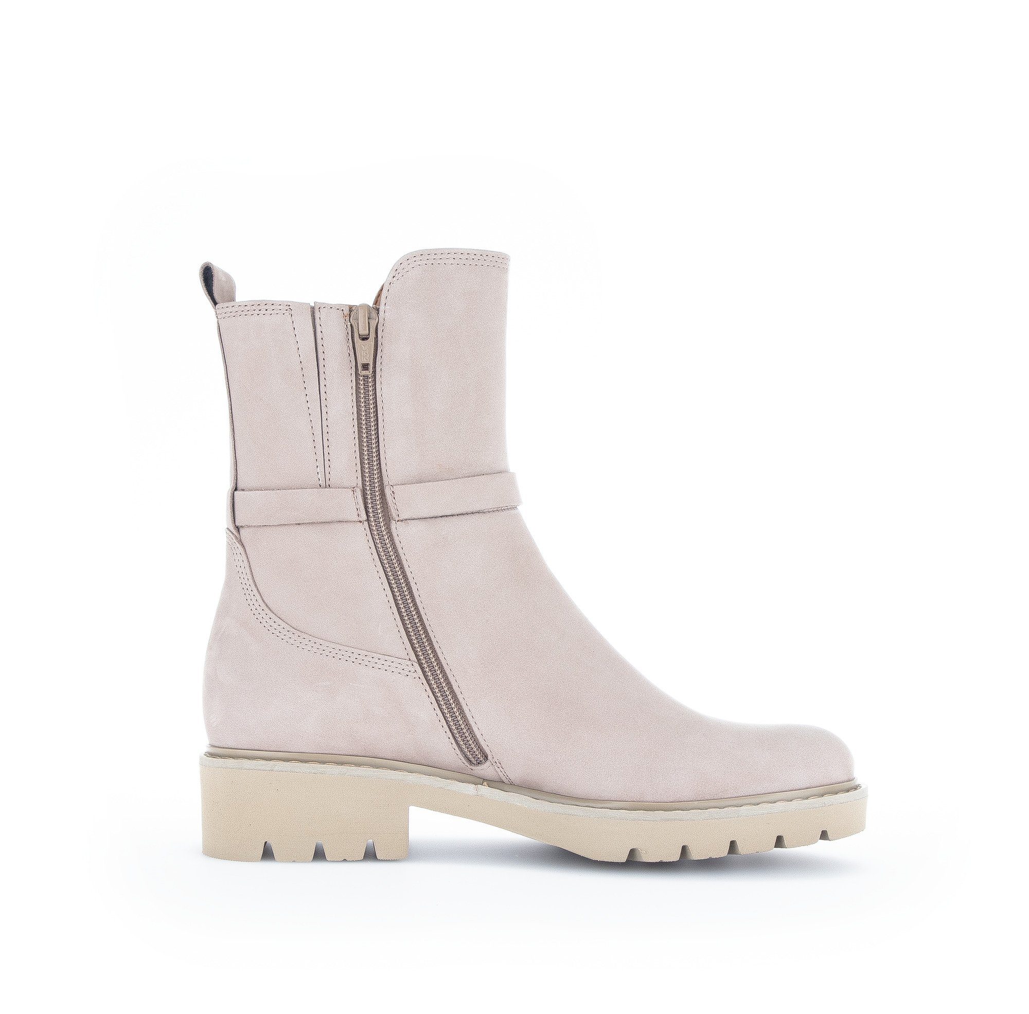 43) Beige Gabor / (leinen Stiefelette