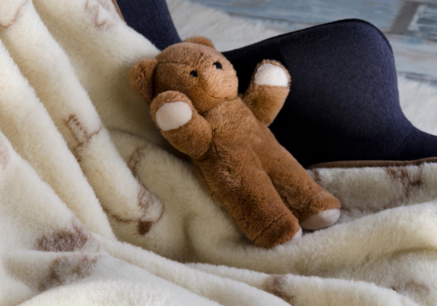 Wohnen und Accessoires GmbH & Co. KG Kinderbettdecke Wolldecke Lamm für Kin günstig online kaufen