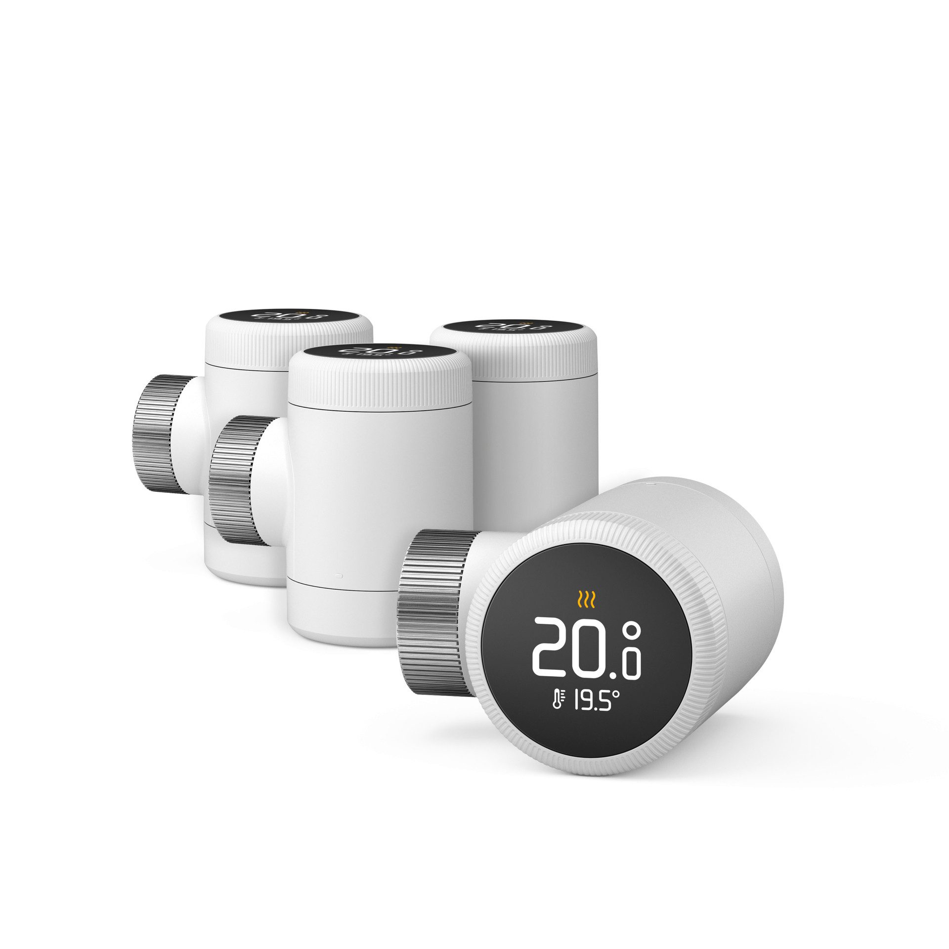 Tado Heizkörperthermostat tado° Smartes Heizkörperthermostat - Quattro Pack, Smartes Heizkörperthermostat