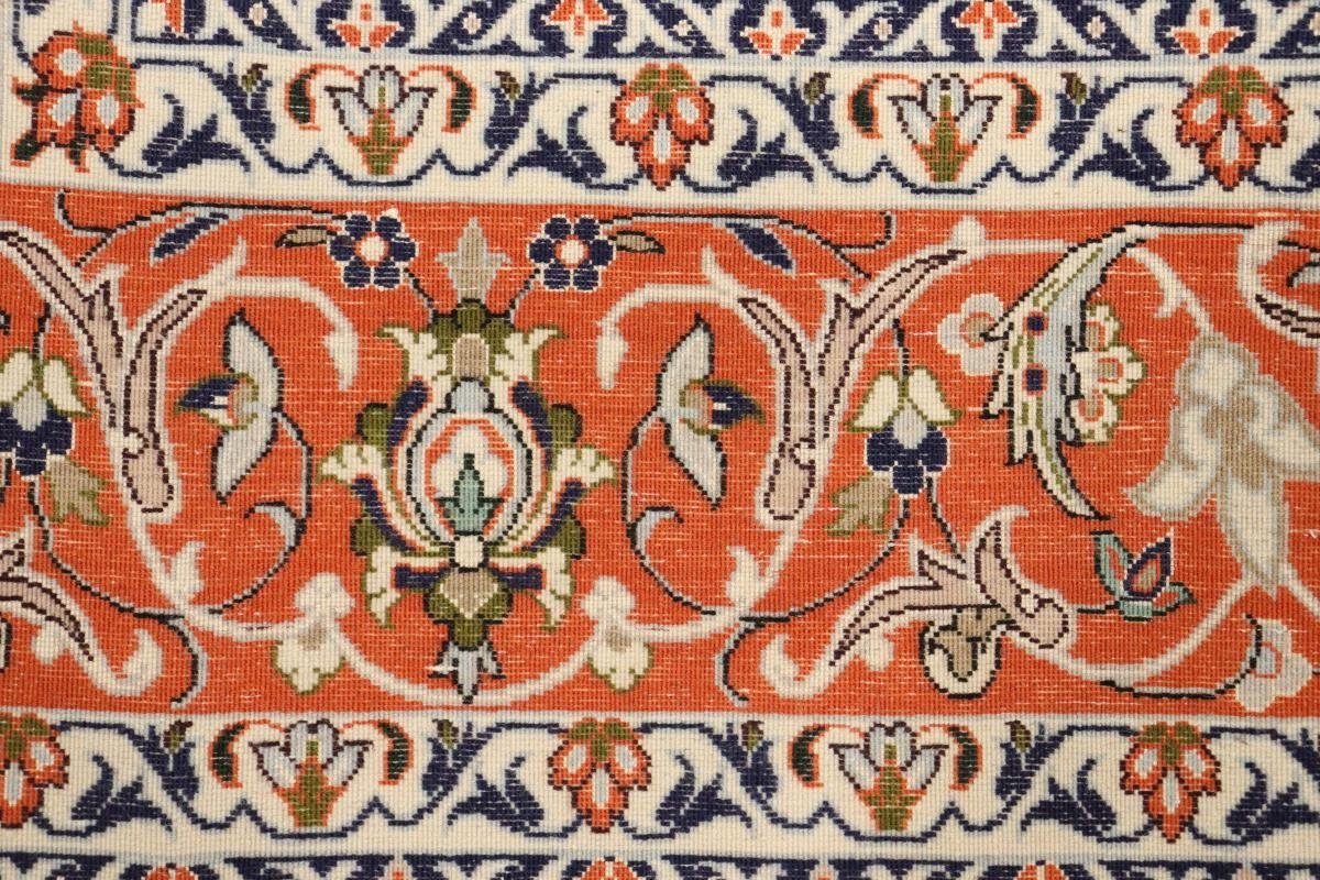 Orientteppich Nain Handgeknüpfter rechteckig, Isfahan 126x203 mm 6 Orientteppich, Trading, Seidenkette Höhe: