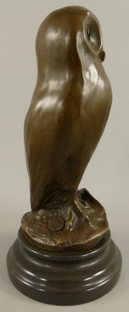 Dekofigur Bronzefarben Deko cm Schreibtisch x - - 12 26 Schwarz H. Padrino / - 12 Eule Bronze Dekofigur x Skulptur Accessoires Casa Bronzefigur