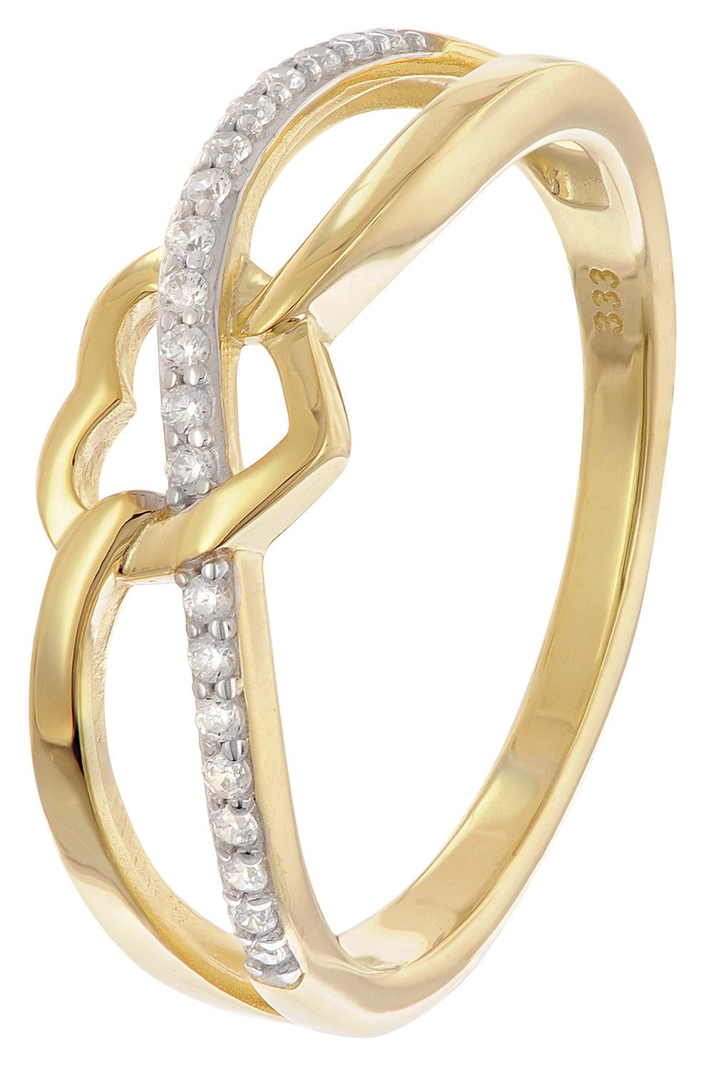 Glizz Goldring DamenGold 333/8K Bicolor