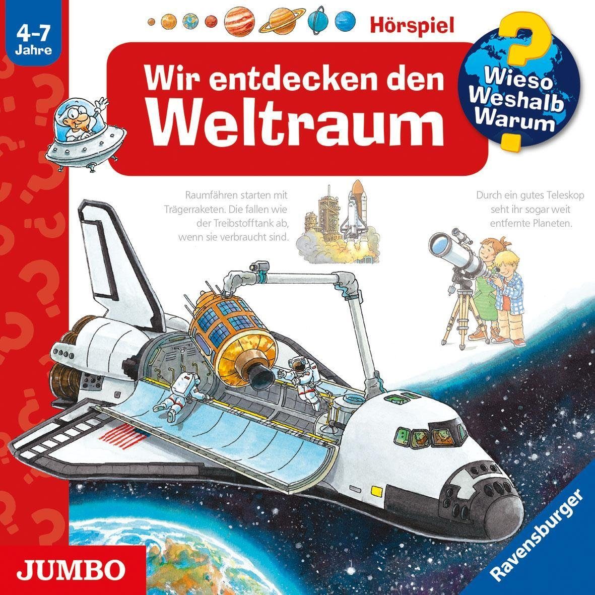 JUMBO Verlag Hörspiel Wir entdecken den Weltraum. CD