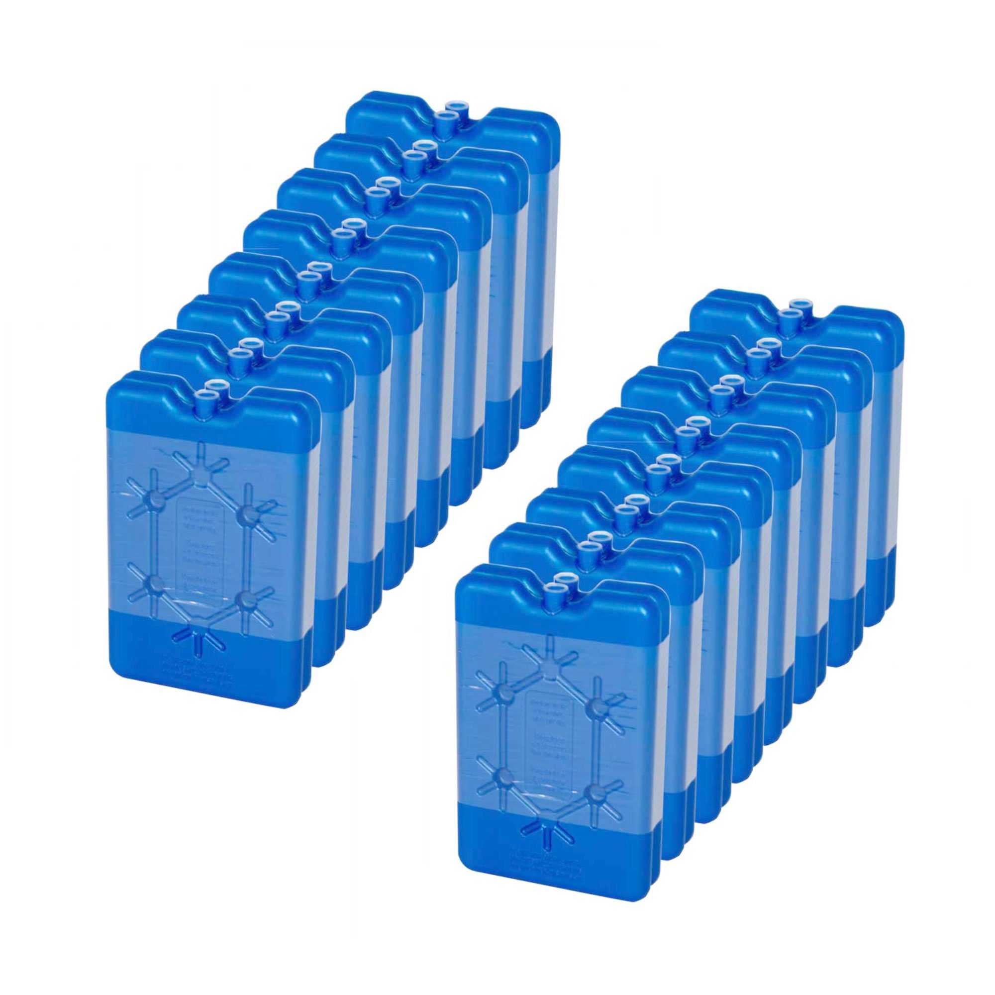 ToCi Kühlakku flache Kühlakkus 200ml für Kühltasche Camping Kühlbox 16,5x11x1,5cm
