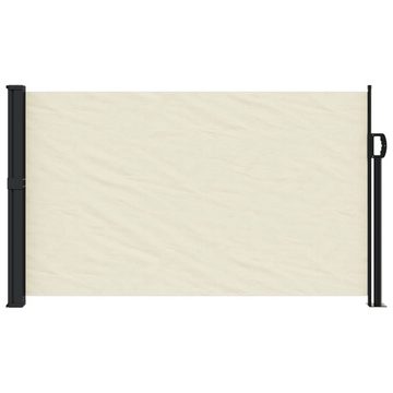 vidaXL Seitenmarkise Seitenmarkise Ausziehbar Creme 120x500 cm