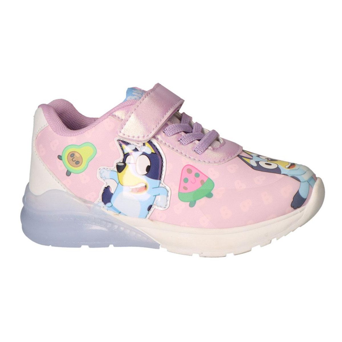 Bluey Kinder Sportschuhe mit Lichteffekt für Alltag Schule und Freizeit Sneaker