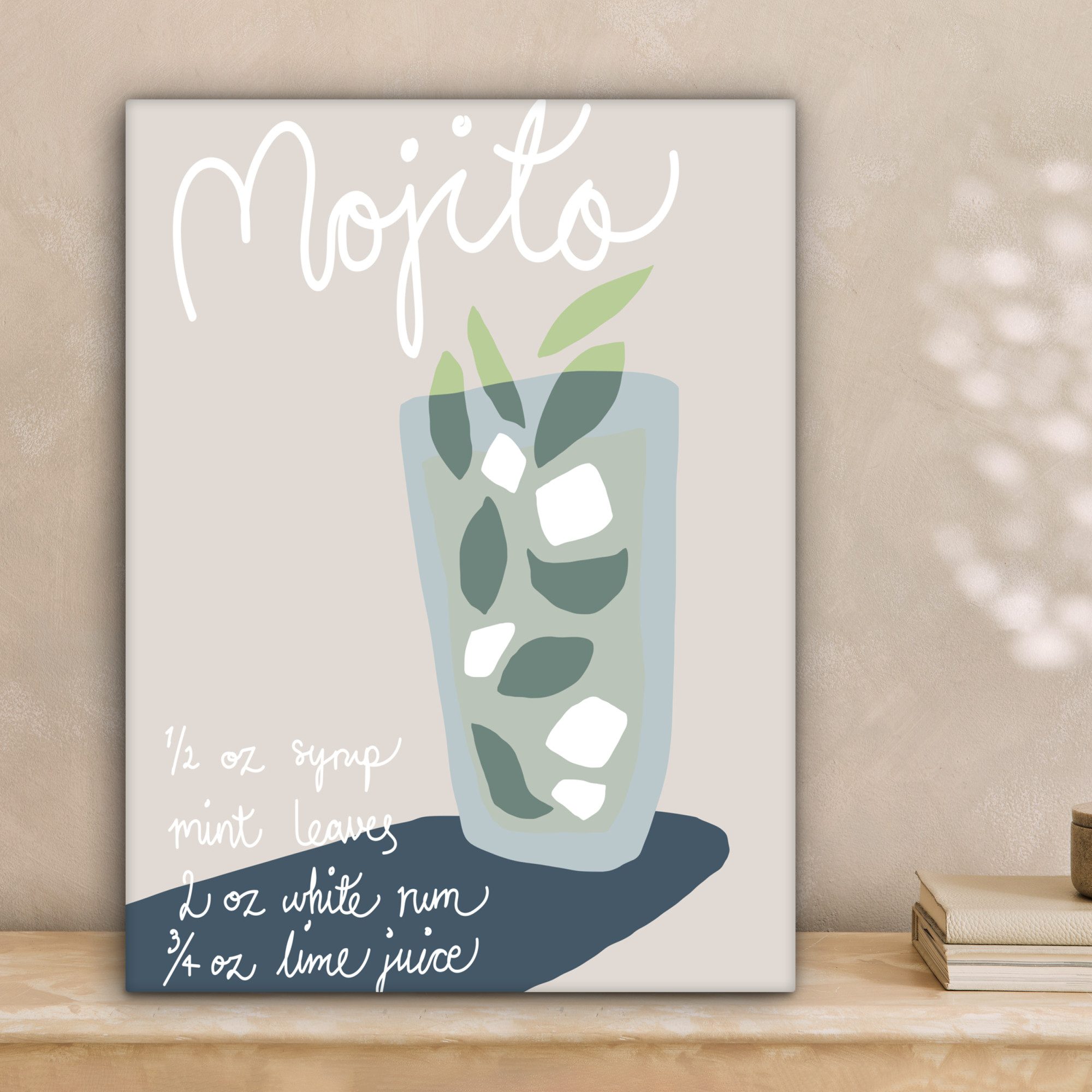 OneMillionCanvasses® Leinwandbild Mojito - Cocktail - günstig online kaufen