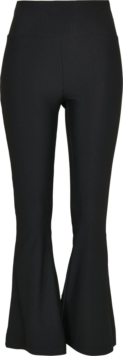 Leggings Urban Classics Damen Ladies High Waist Rib Boot Cut Leggings