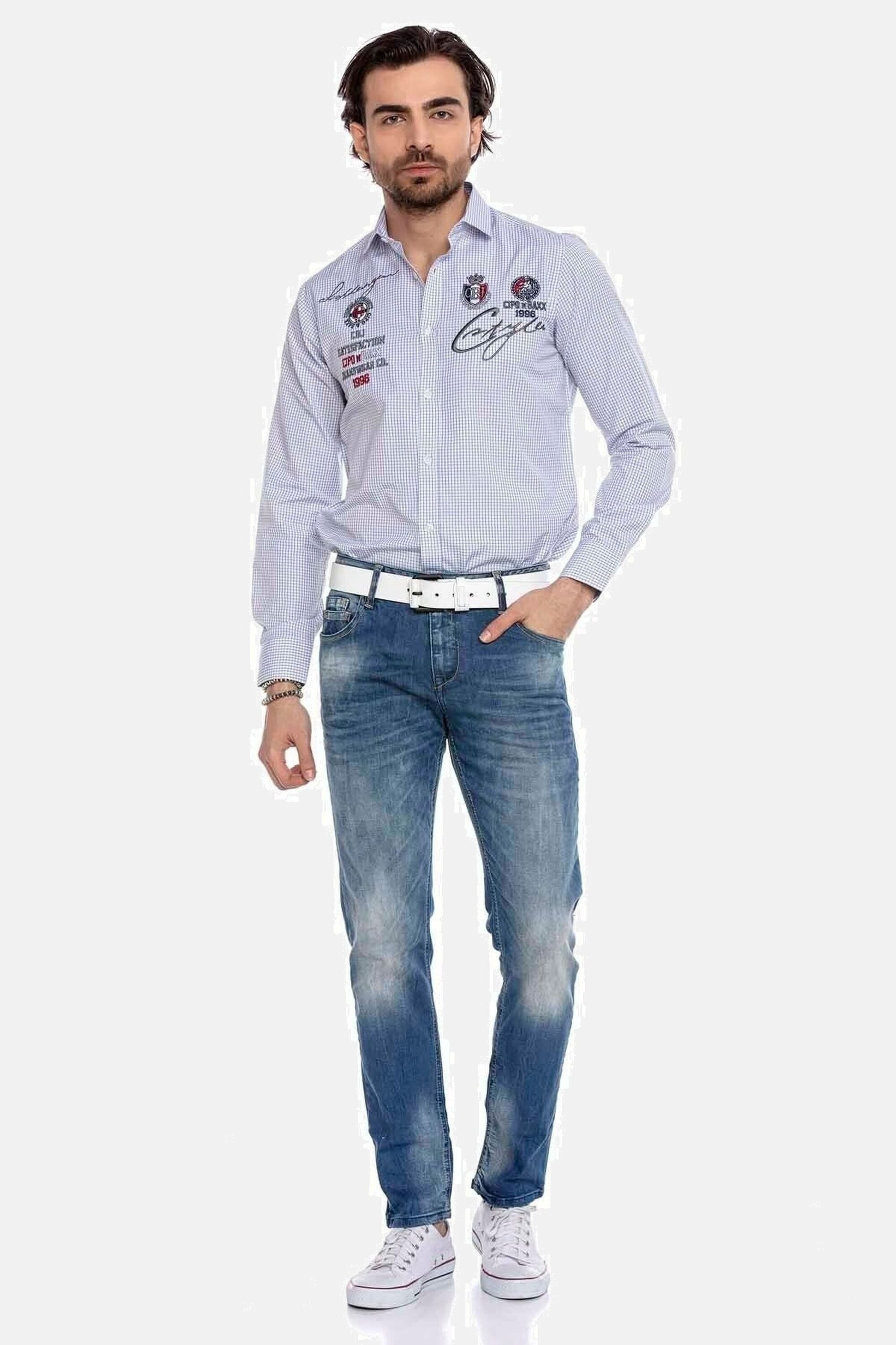 Cipo & Baxx 5-Pocket-Jeans Jeans im Straight Fit