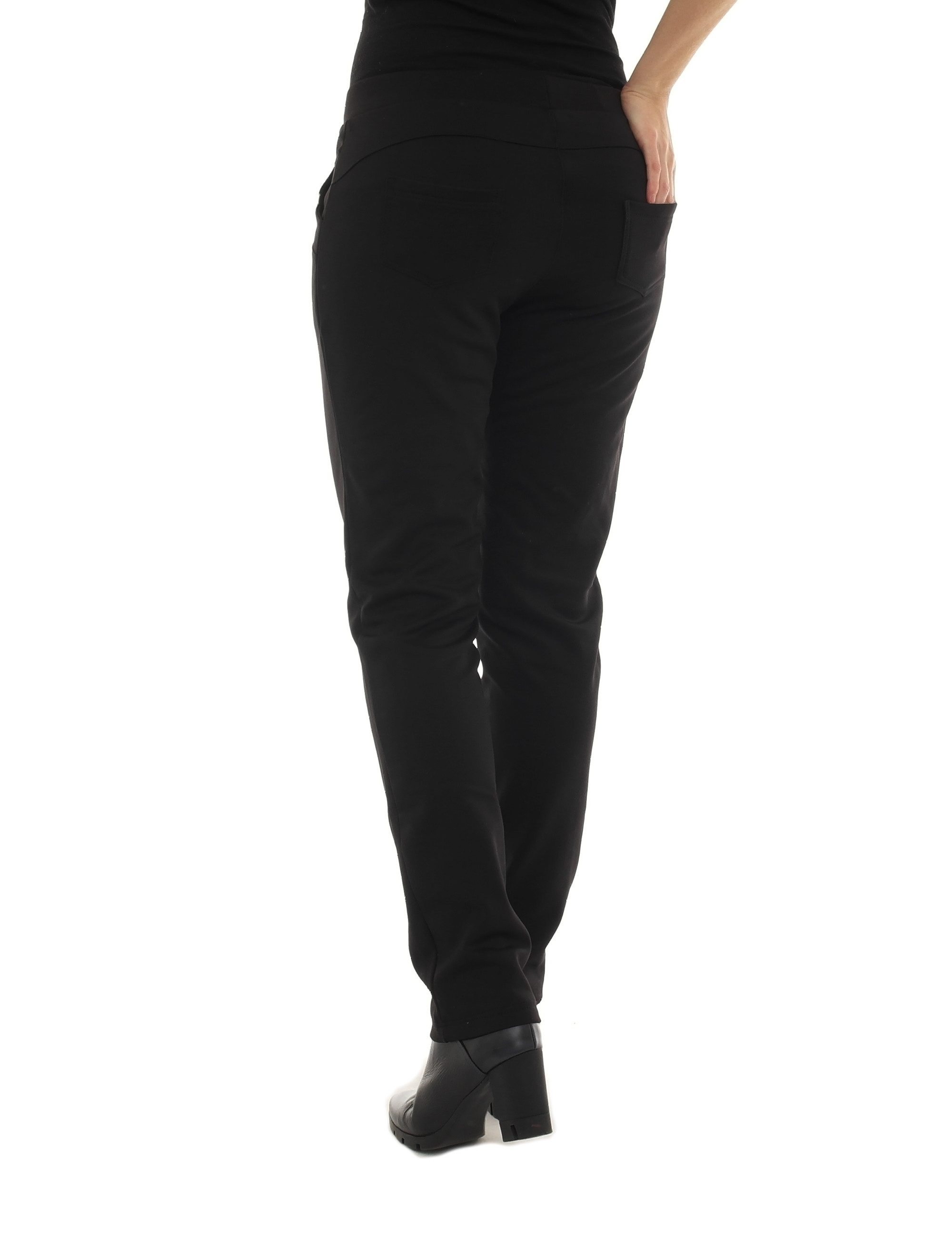 SYS Dehnbund-Hose Thermo Hose gefütterte Damen Schlupfhose Elegant dehnbar günstig online kaufen