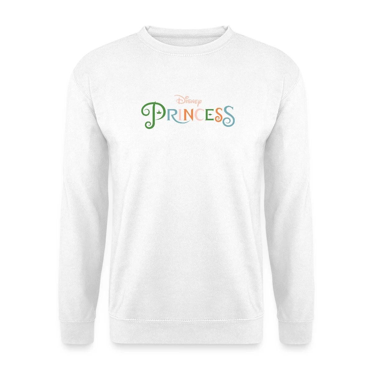 Spreadshirt Sweatshirt Disney Prinzessinnen Schriftzug Mit Logo Unisex Pullover (1-tlg)