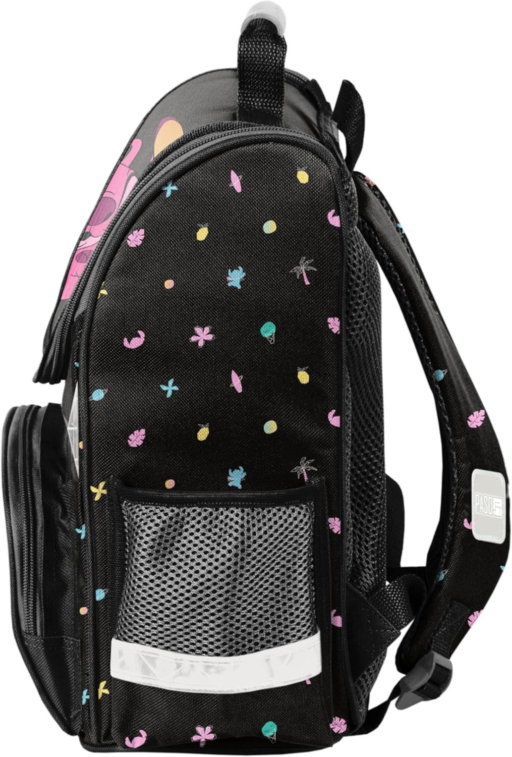 GOLDKIDS Schulranzen für Jungen und Mädchen - Schul-Rucksack für Kinder (mit Federmäppchen - Schuhbeutel, Sporttasche, 8-tlg., Tagebuch und Hausaufgabenheft), - Lilo und Stitch Motiv - 1-3 Klasse