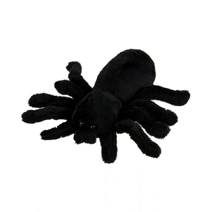 Horror-Shop Plüschfigur Schwarze Plüsch Spinne 18 cm als Deko oder Geschen