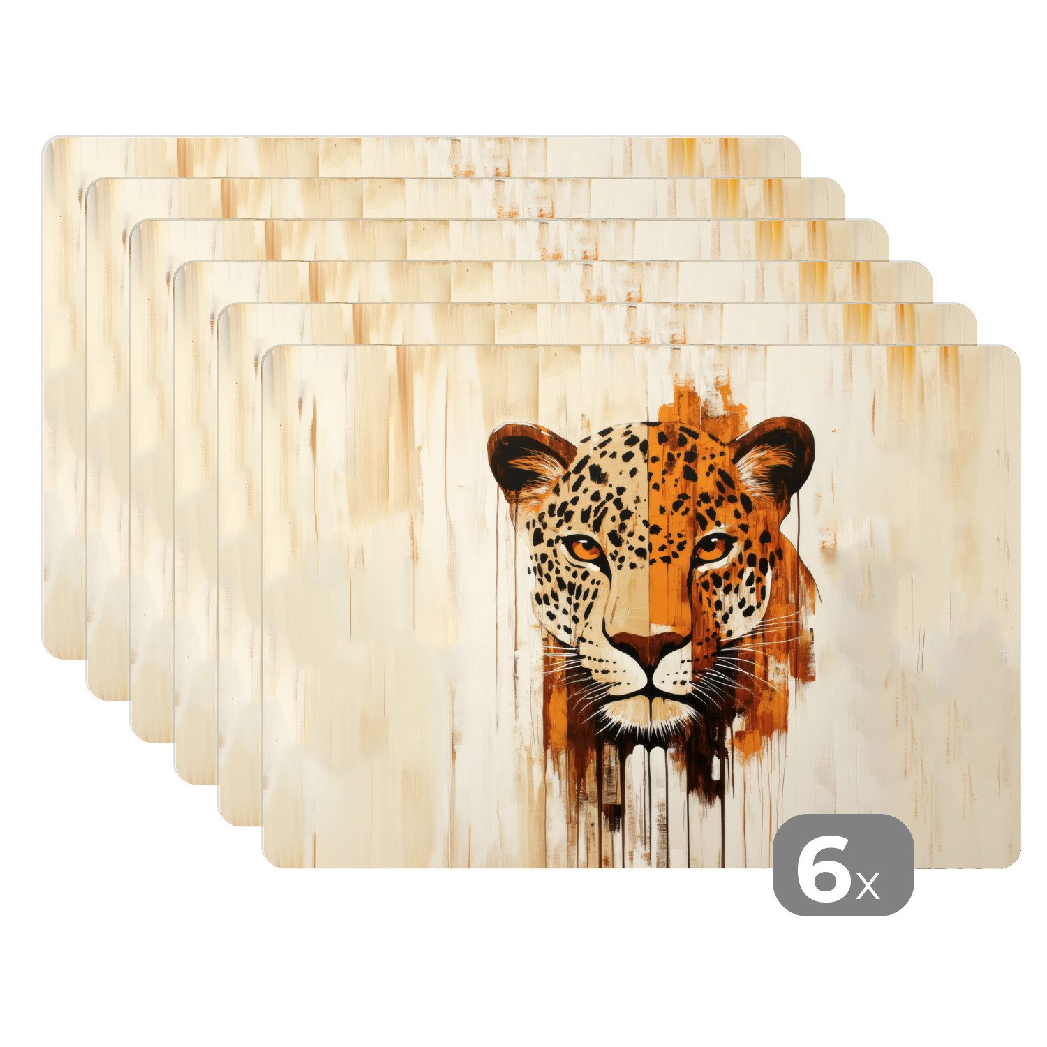 MuchoWow Platzset Leopard - Symmetrisch - günstig online kaufen