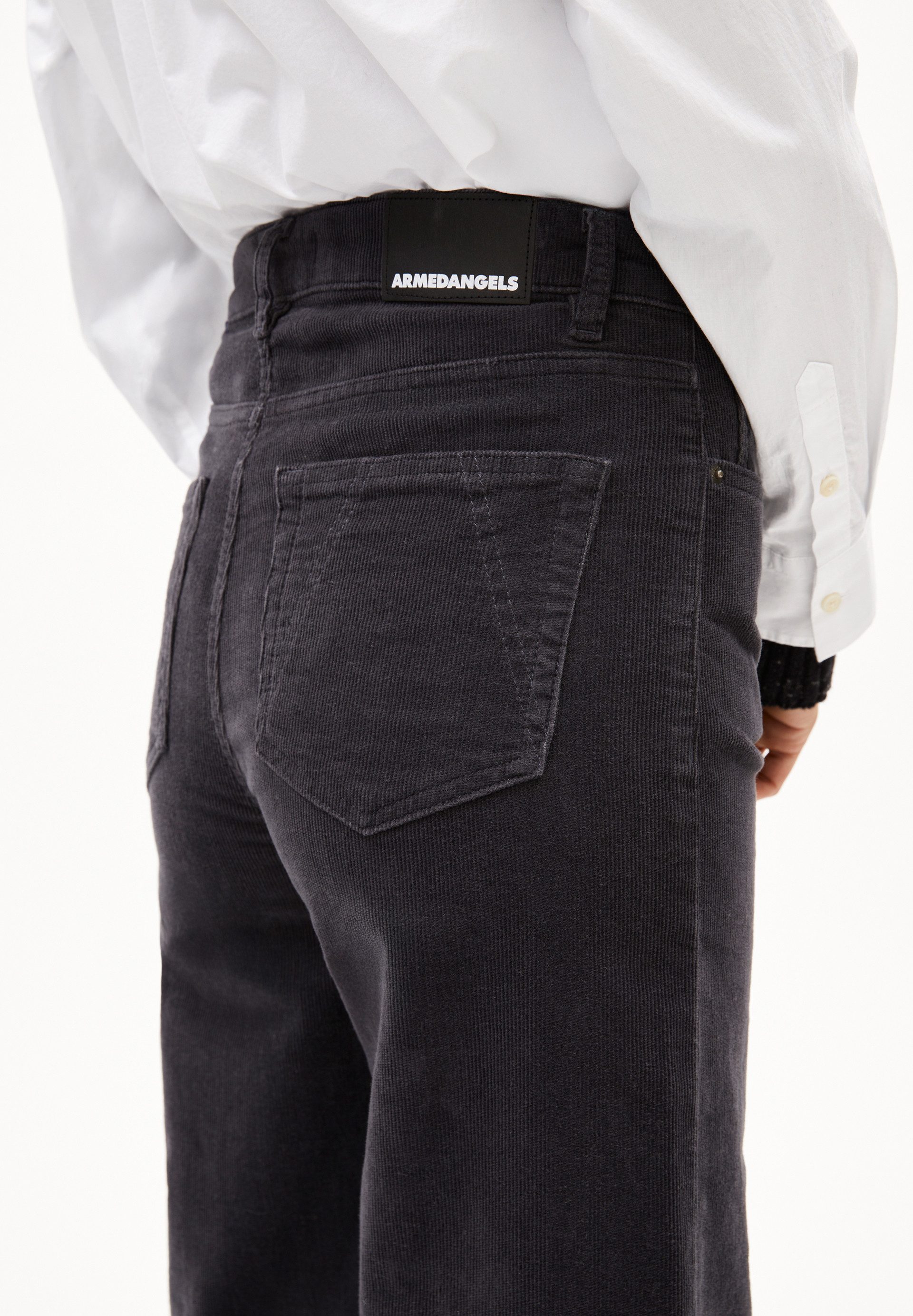 Armedangels Stoffhose MURLIAA CORDUROY Cordhose aus Bio-Baumwoll Mix (High Waist, Skinny Fit)