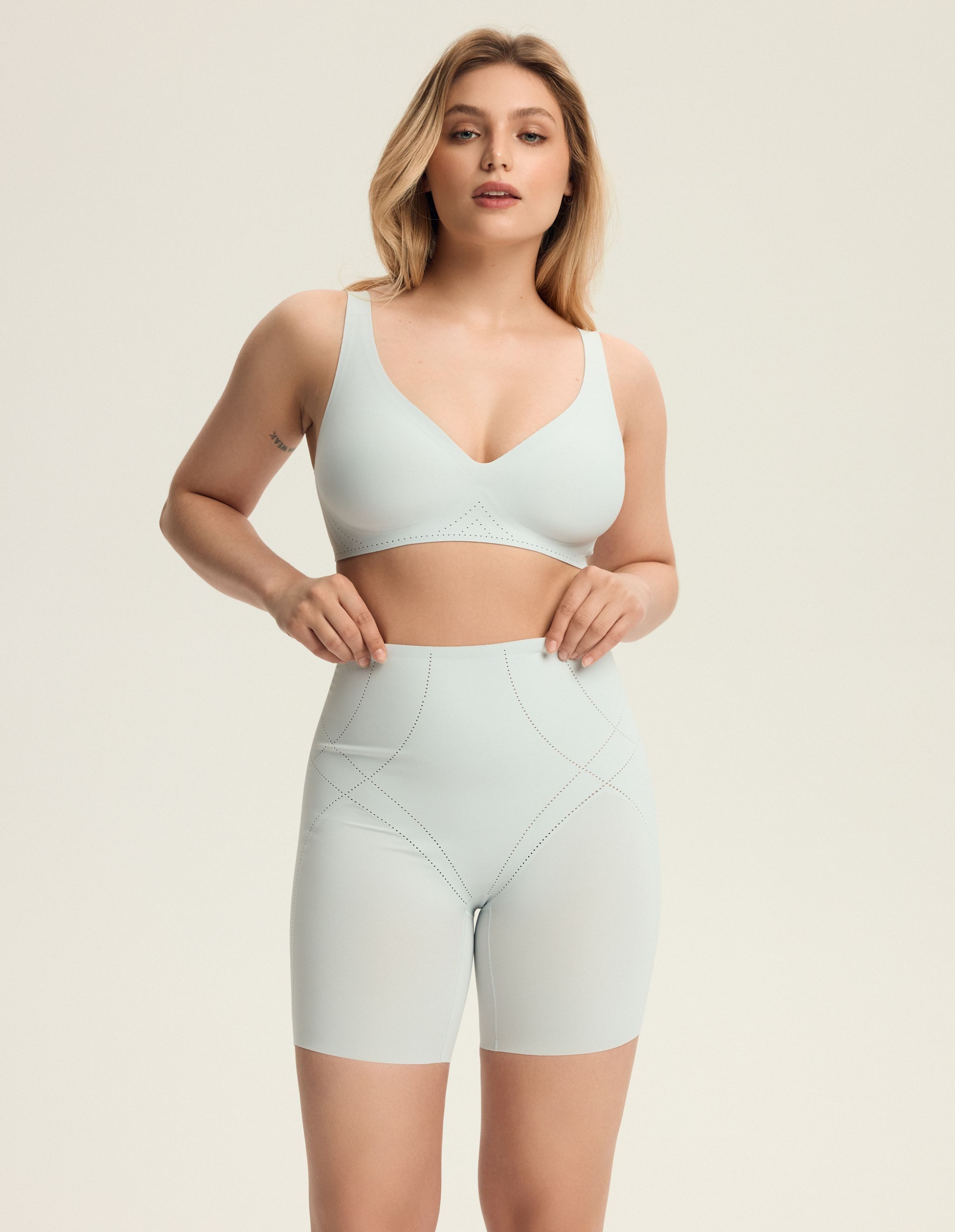 ESOTIQ Push-up-BH Push-up-BH Sleeky, ohne Bügel, glatte Cups