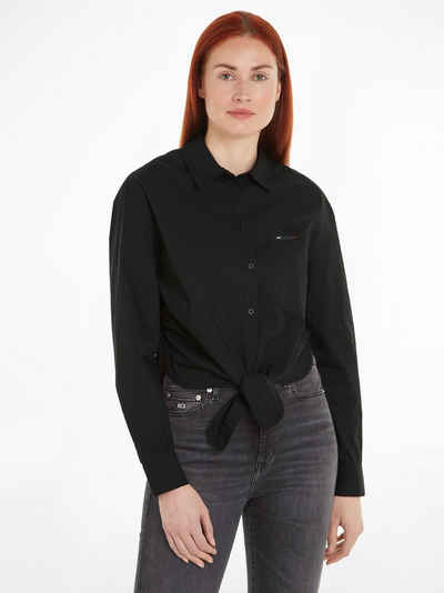 Tommy Jeans Блузкиtop TJW FRONT TIE SHIRT mit Bindeband