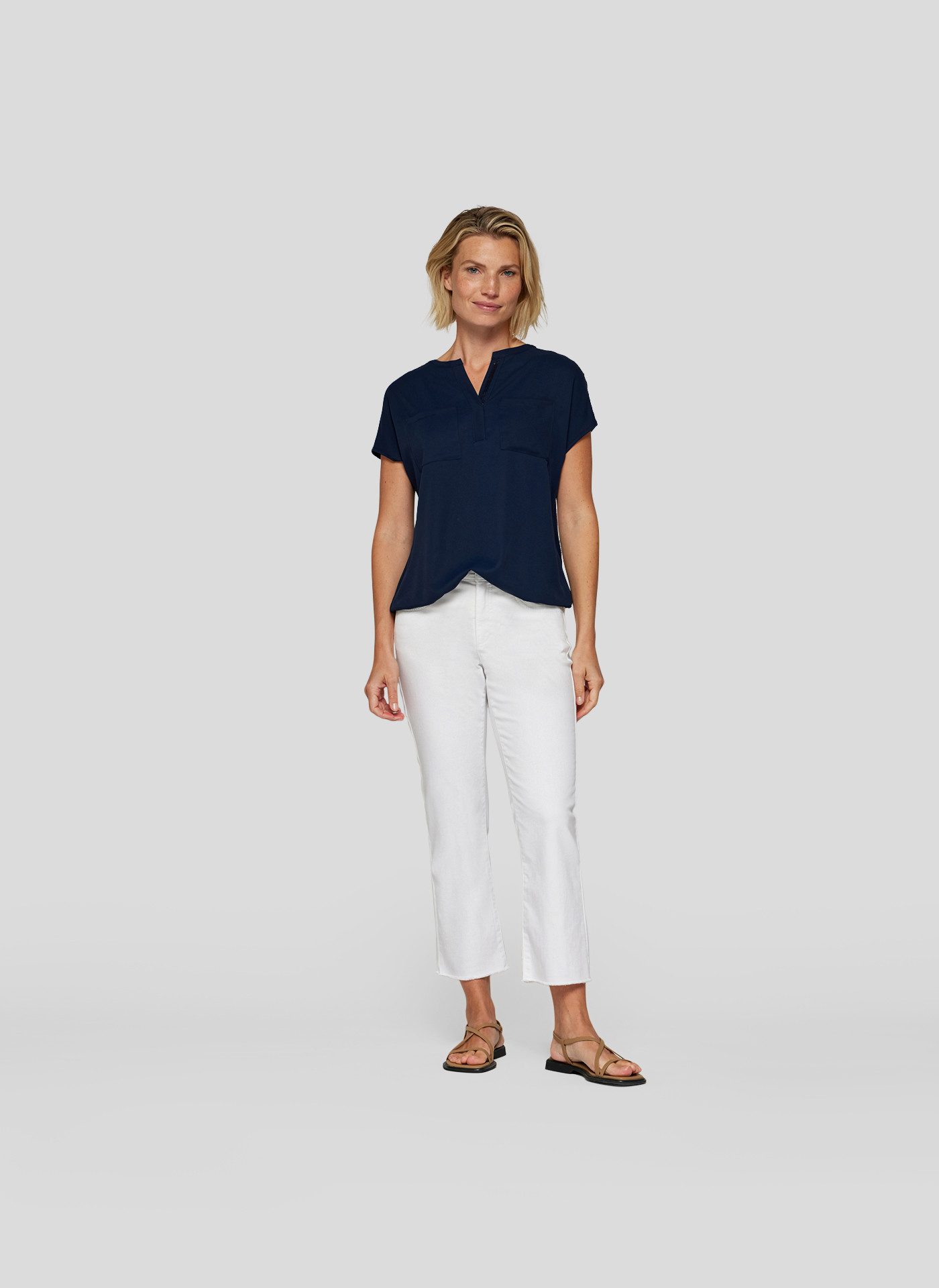 Rabe Kurzarmbluse Bluse günstig online kaufen