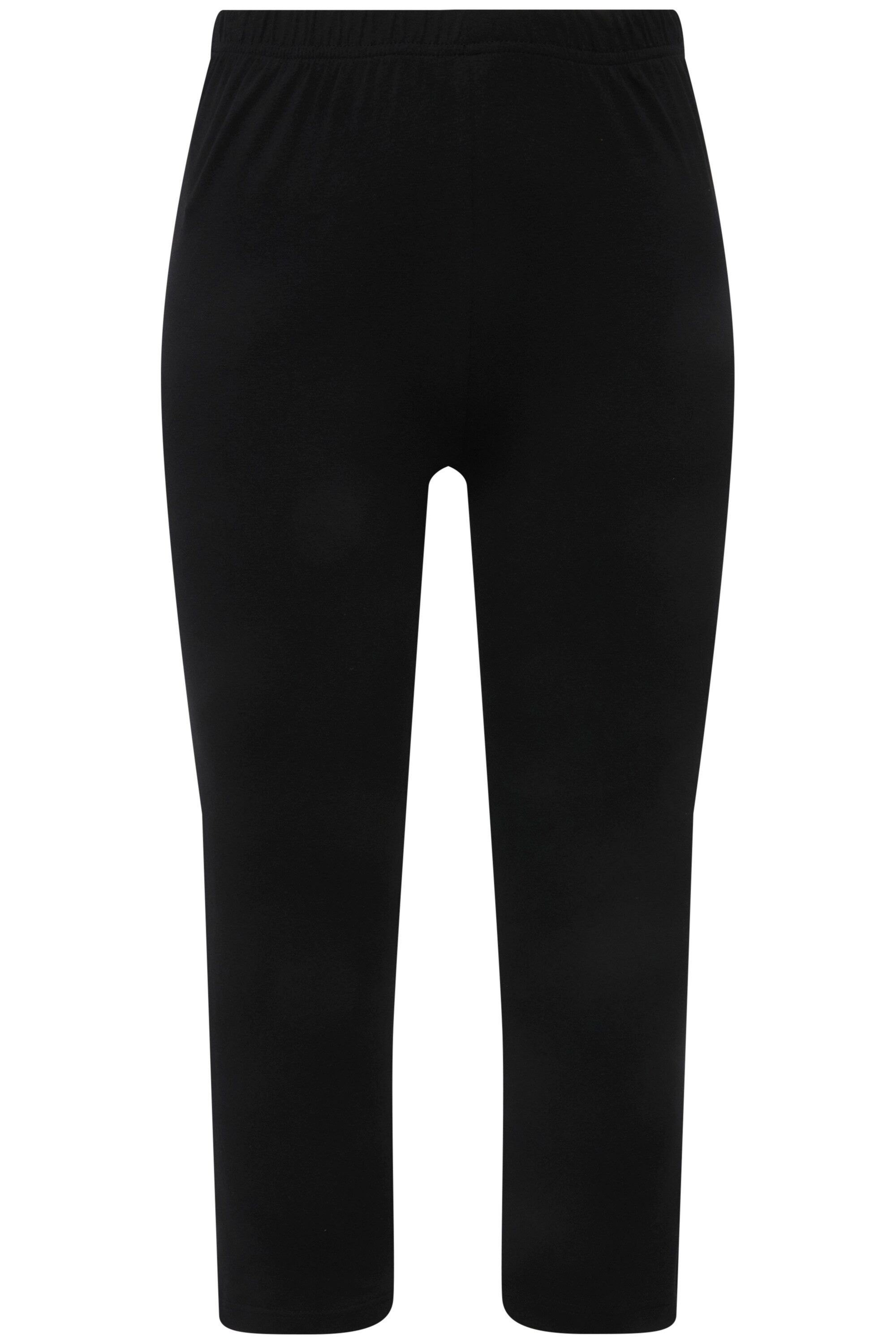 Ulla Popken Funktionshose Caprihose 7/8-Länge Elastikbund günstig online kaufen