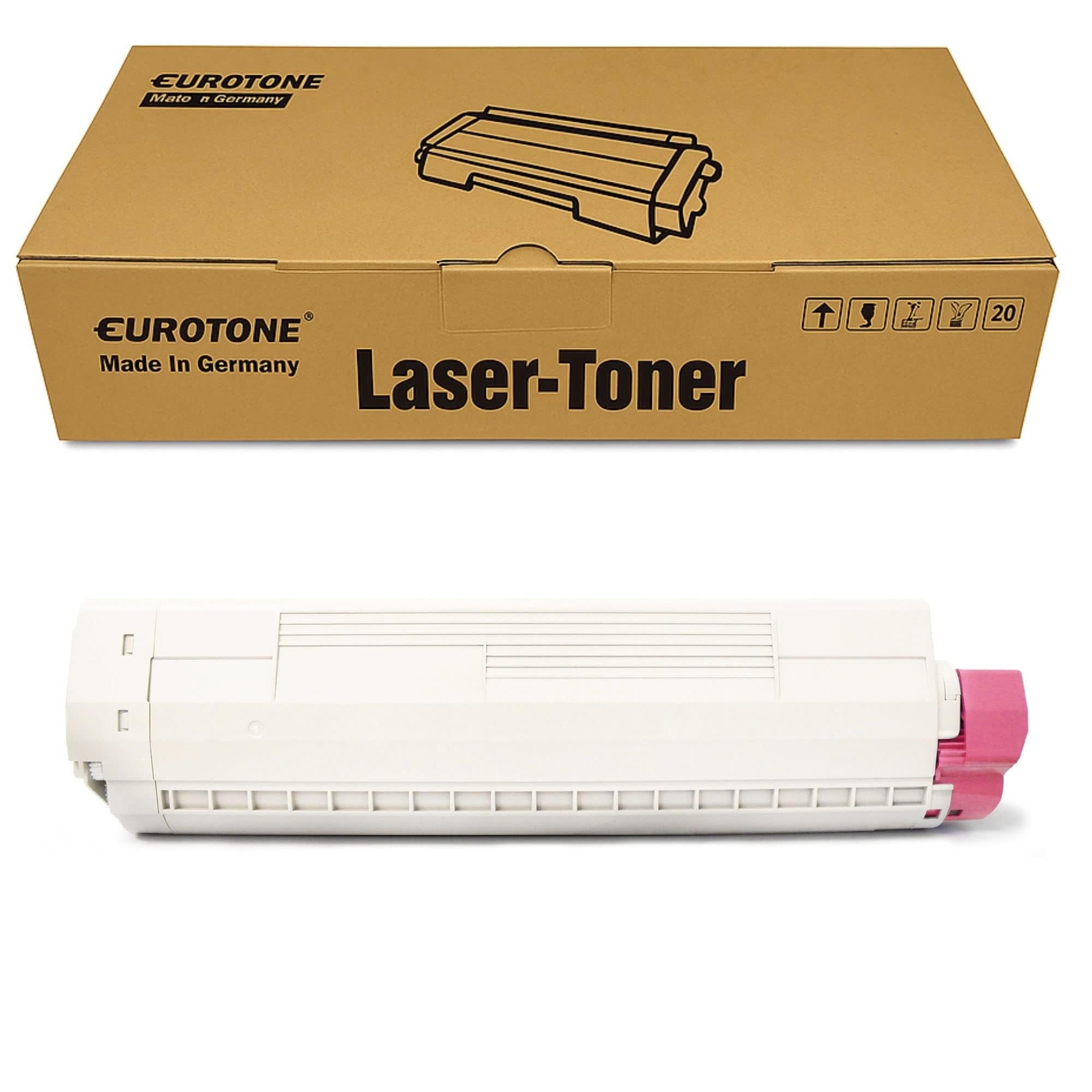 Eurotone Tonerkartusche Toner kompatibel für Oki MC861 MC862 ersetzt 44059254 Magenta mit…, (Einzelpack, 1-St), Kompatibel, sofort einsatzbereit