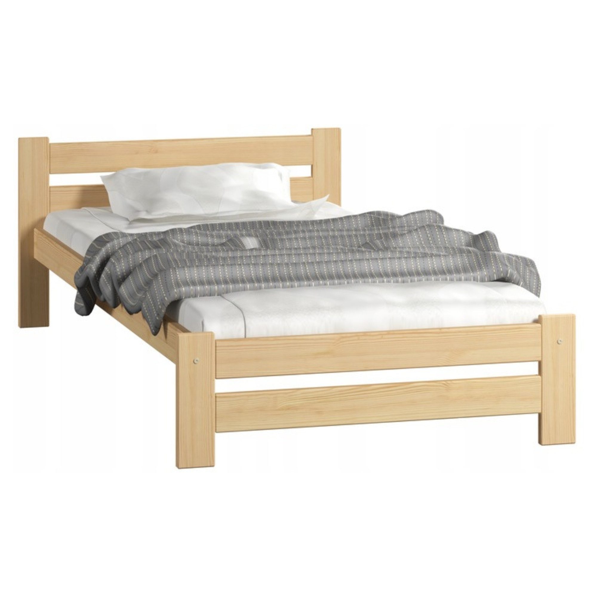 Home Collective Holzbett aus Massivholz Kiefer, mit abgeschrägten Kanten & günstig online kaufen