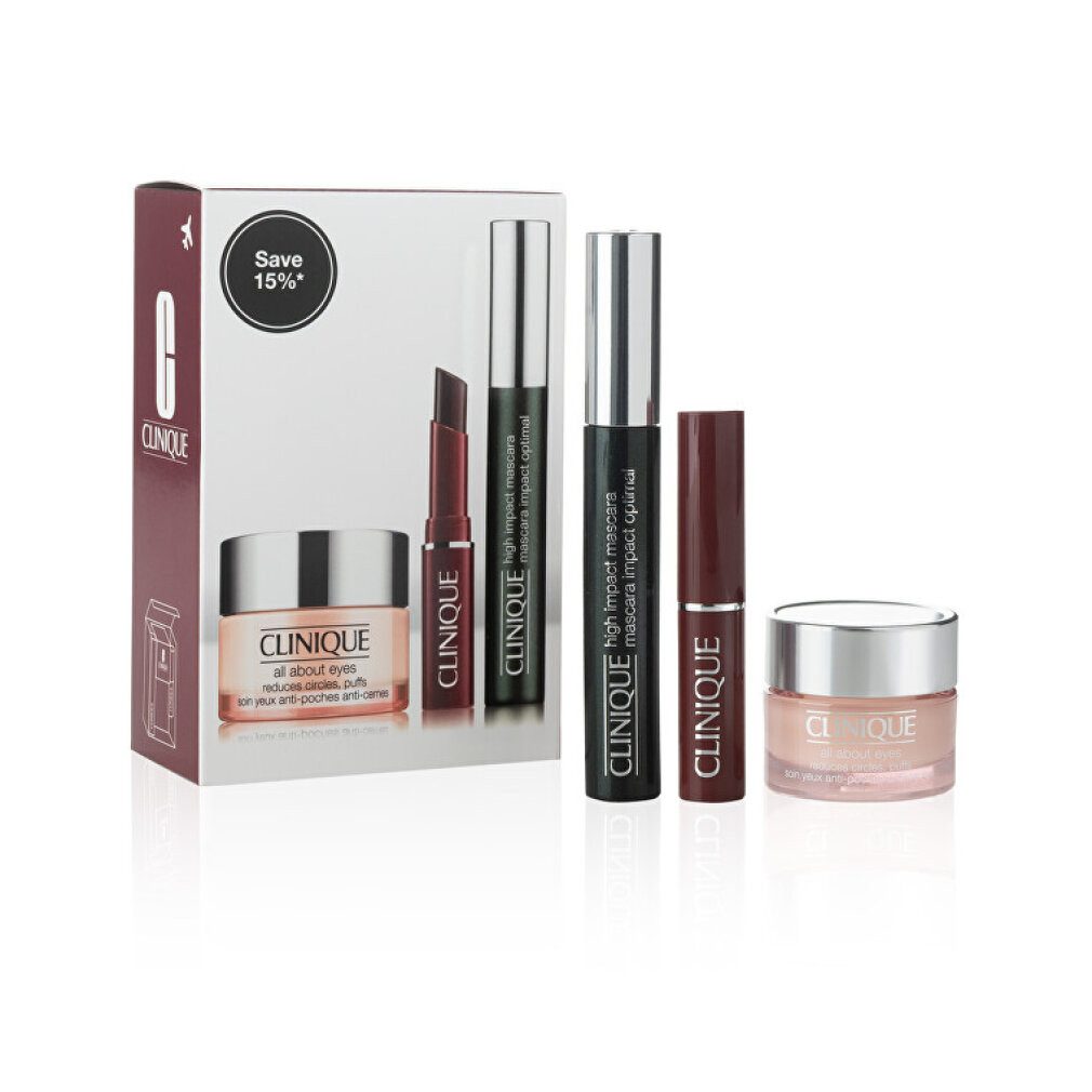 CLINIQUE Make-up Set All About Eyes Set (Eyes Cream,Lipstick,Mascara)