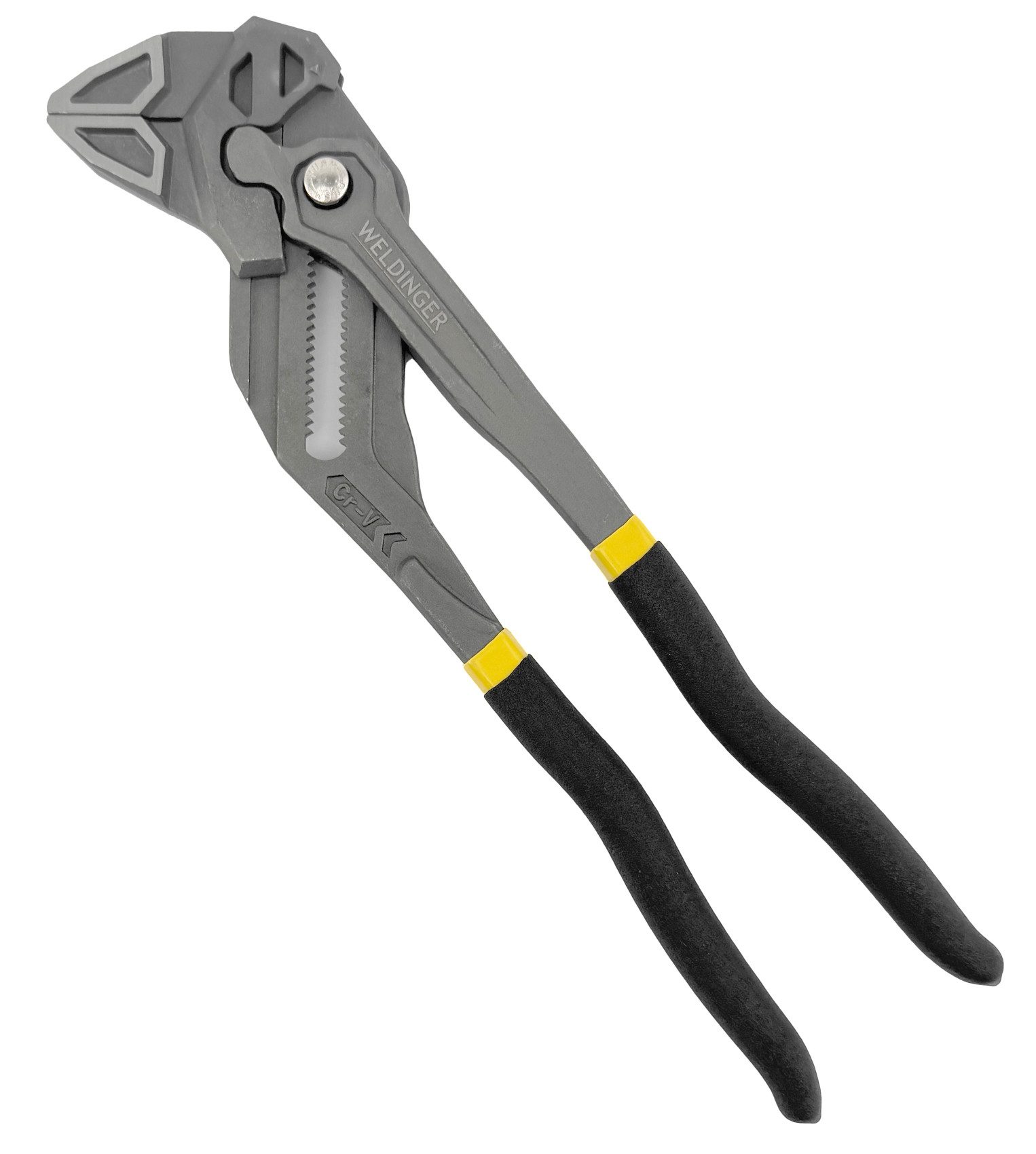 WELDINGER Greifzange Zangenschlüssel 300 mm 12" gesenkgeschmiedet Fingerklemmschutz