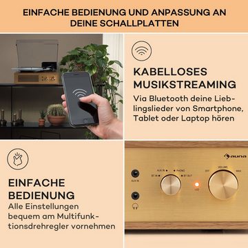 Auna Berklee TT Classic Plattenspieler (Riemenantrieb, Bluetooth)