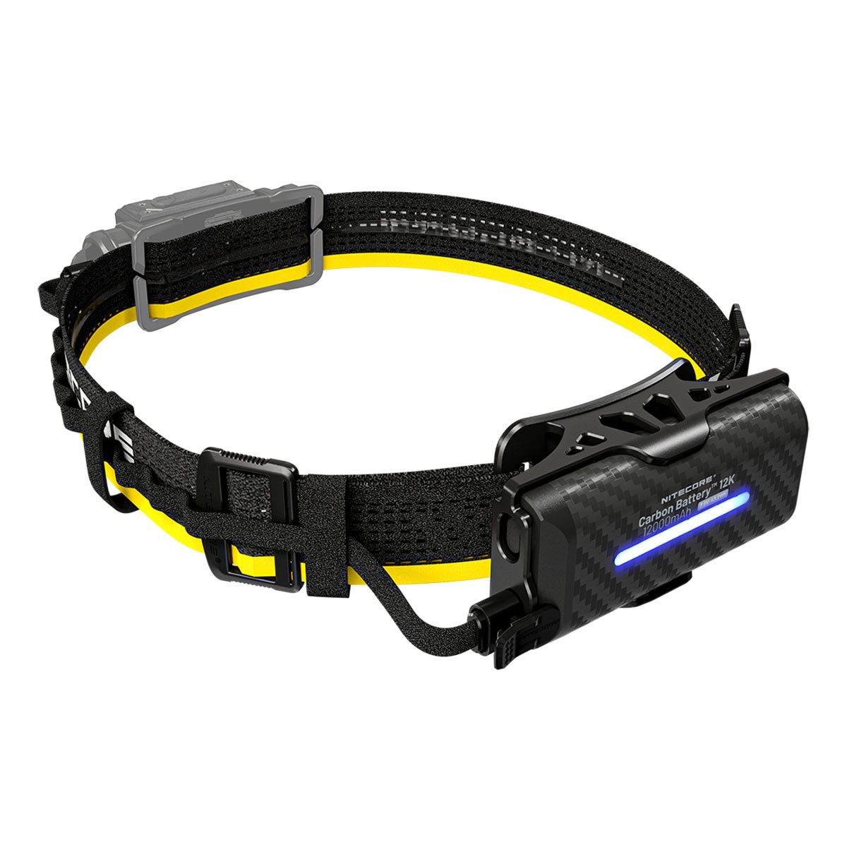 Nitecore Carbon Battery 12K Extension Kit - 12000 mAh Akku mit Stirnband Akku